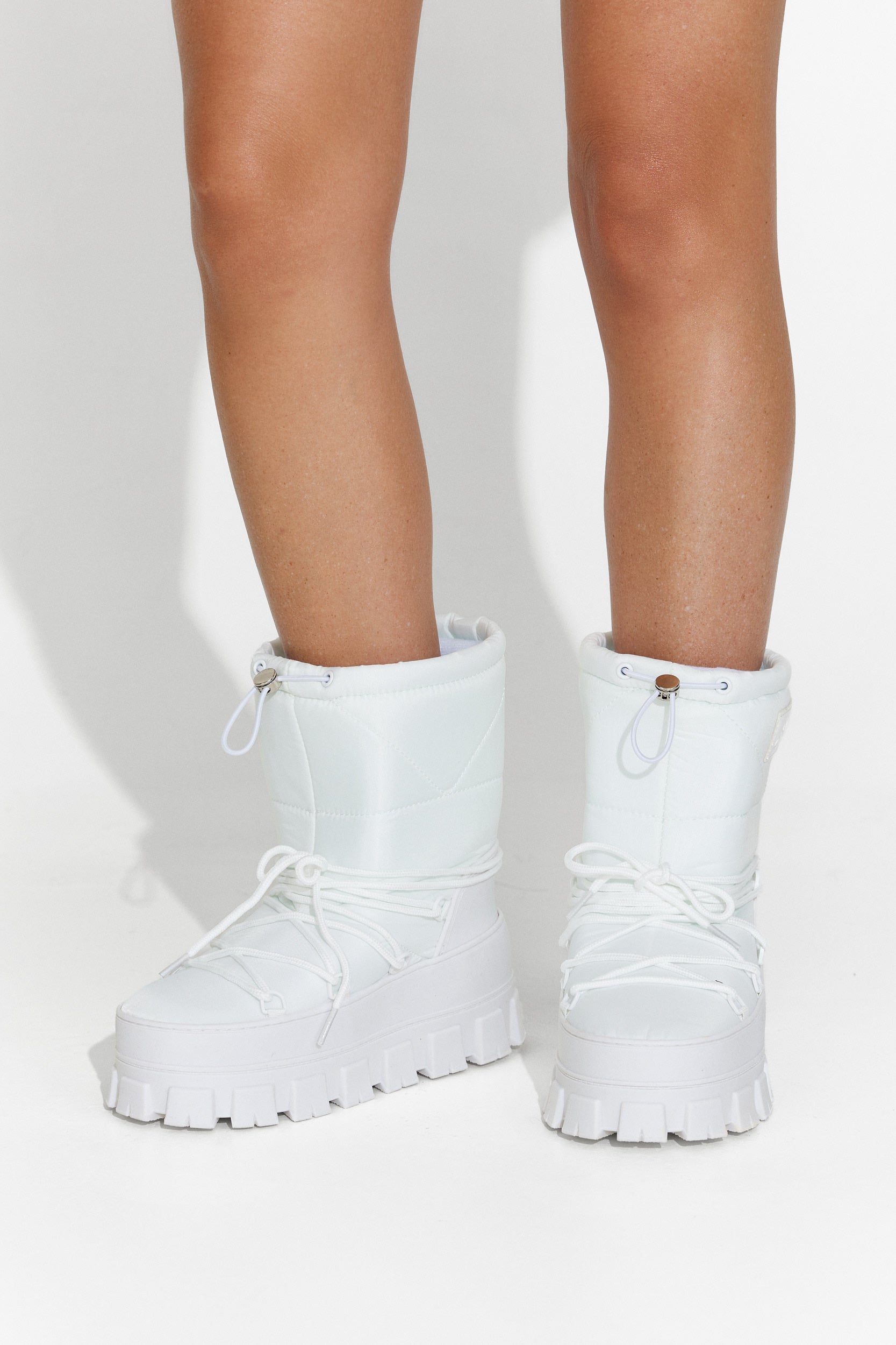 Women's white boots Vanesia Bogas