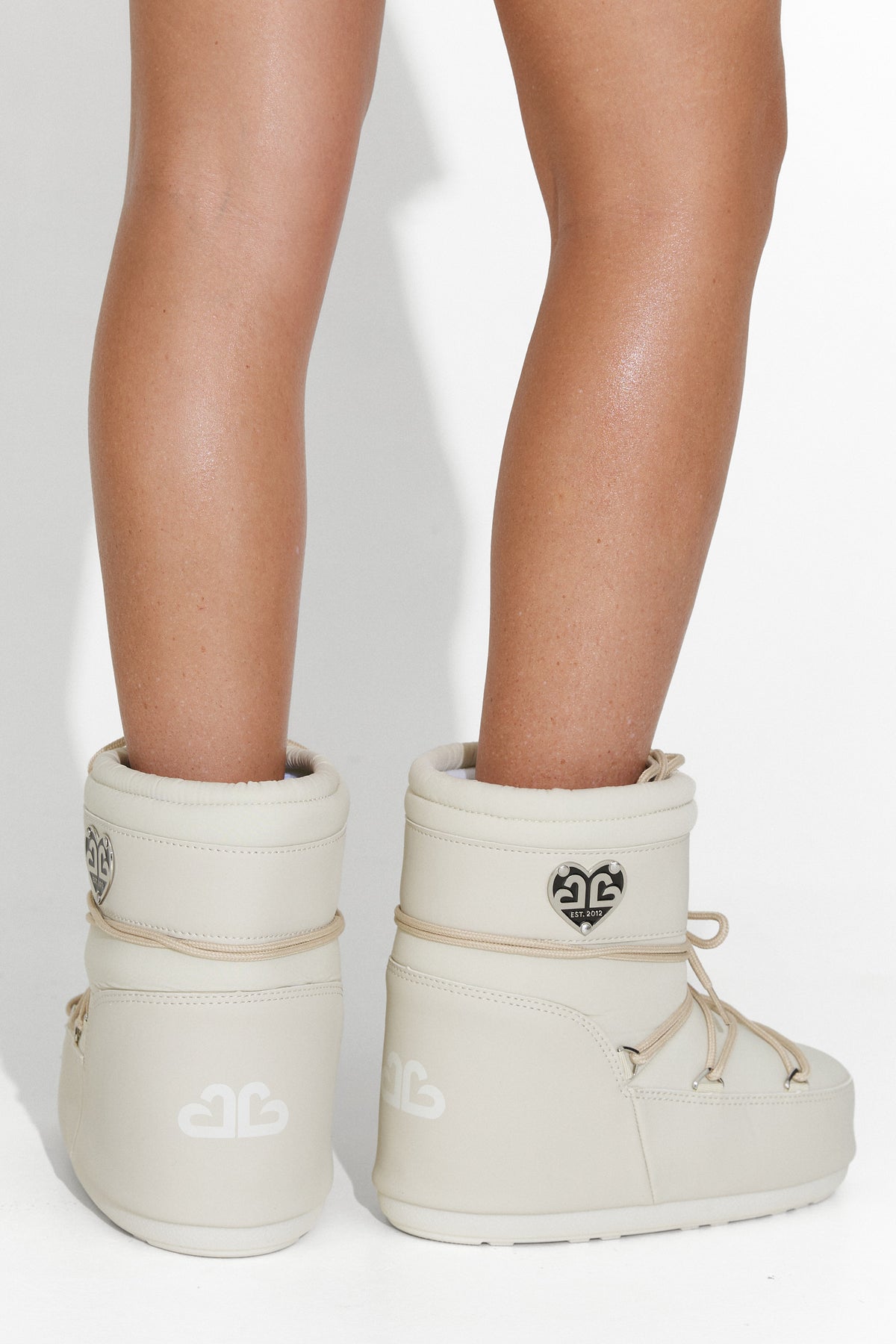 Boots dama bej Sameria Bogas, imaginea 5 din 7