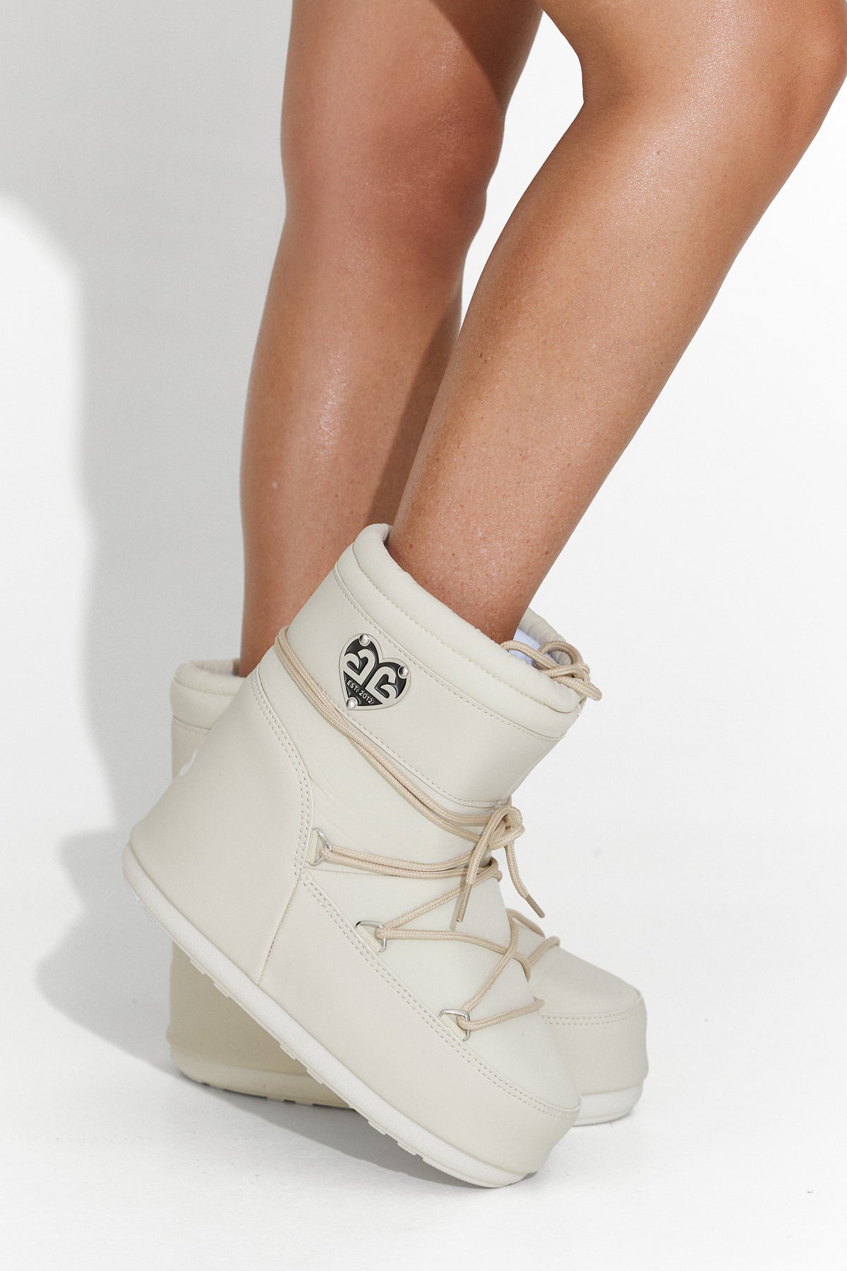 Boots dama bej Sameria Bogas, imaginea 3 din 7