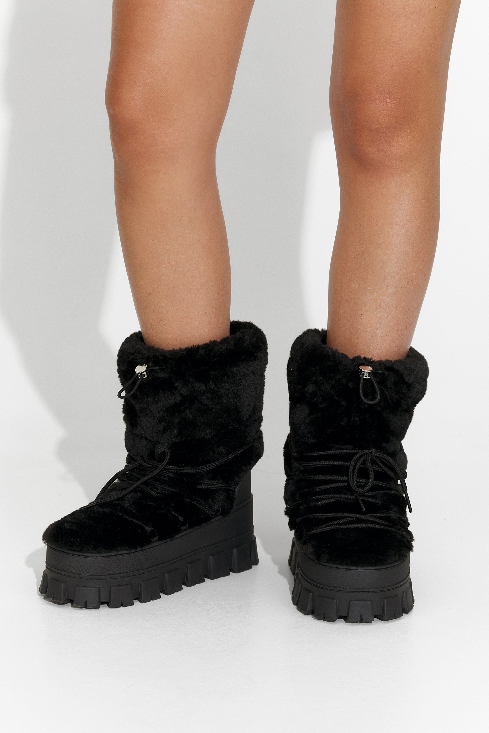 Women's black boots Inies Bogas