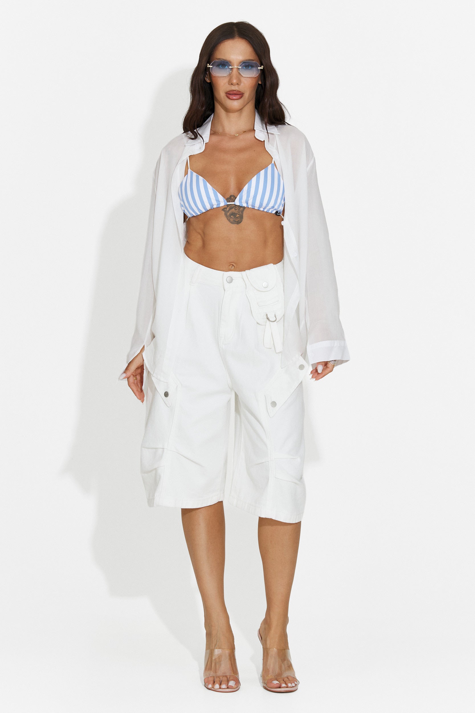 Bustiera dama casual bleu Brusty Bogas