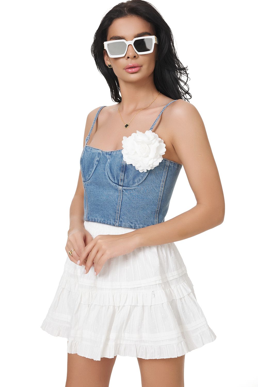 Bustiera dama casual bleu Hampshire Bogas