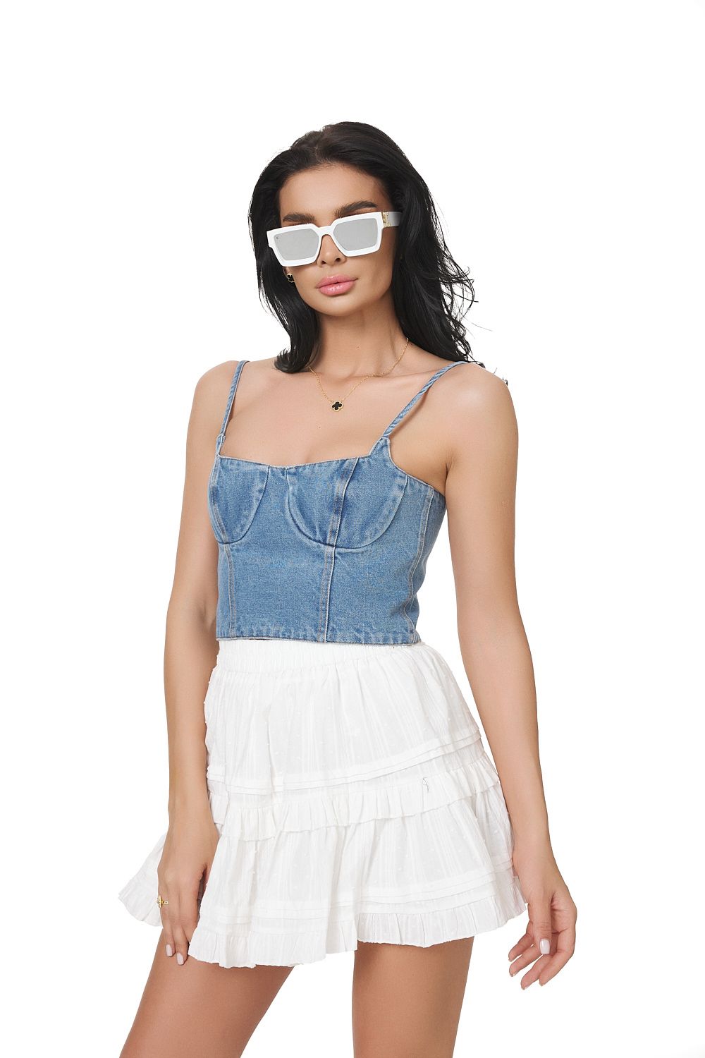 Bustiera dama casual bleu Hampshire Bogas