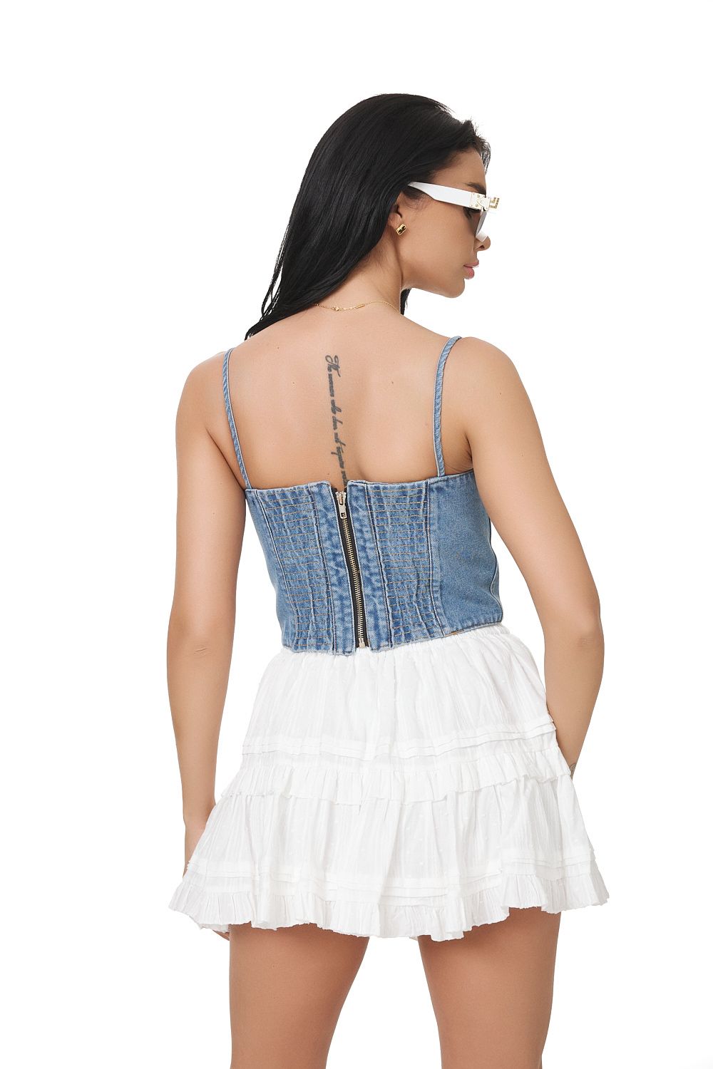 Bustiera dama casual bleu Hampshire Bogas