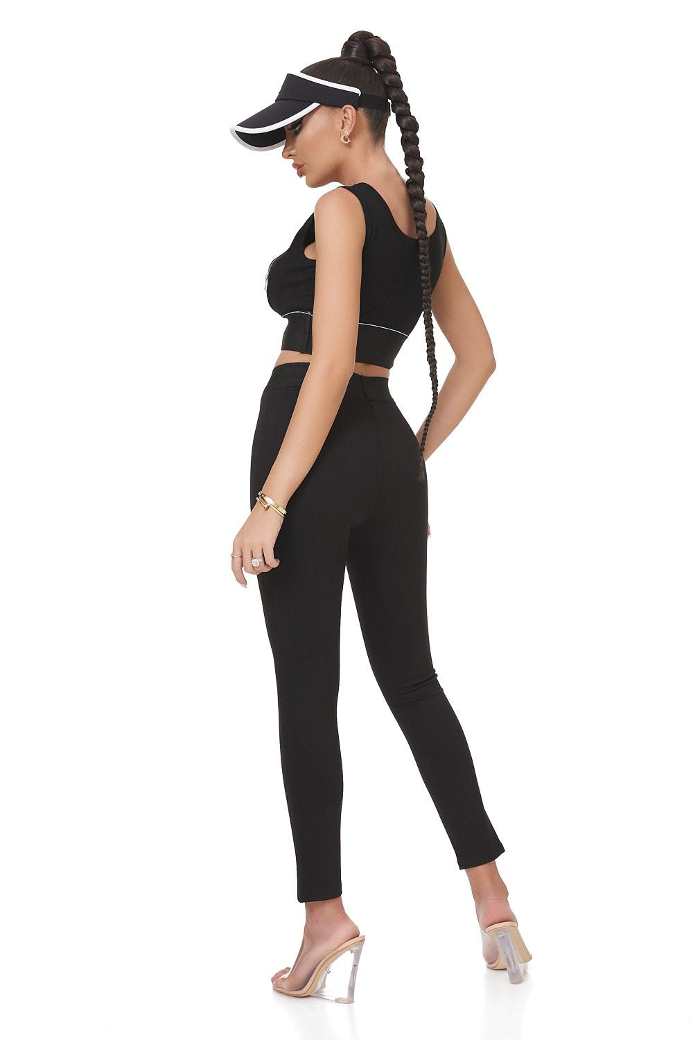 Ladies casual black bustier Baucis Bogas