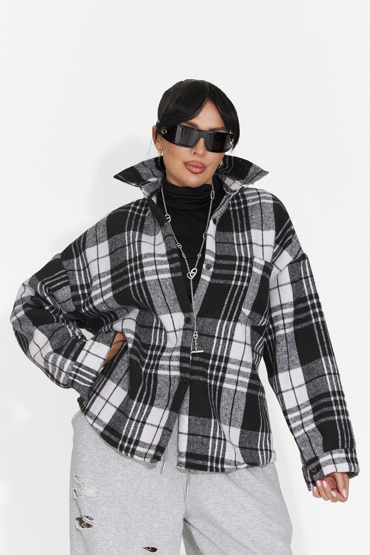 Camasa casual neagra Jesitova Bogas