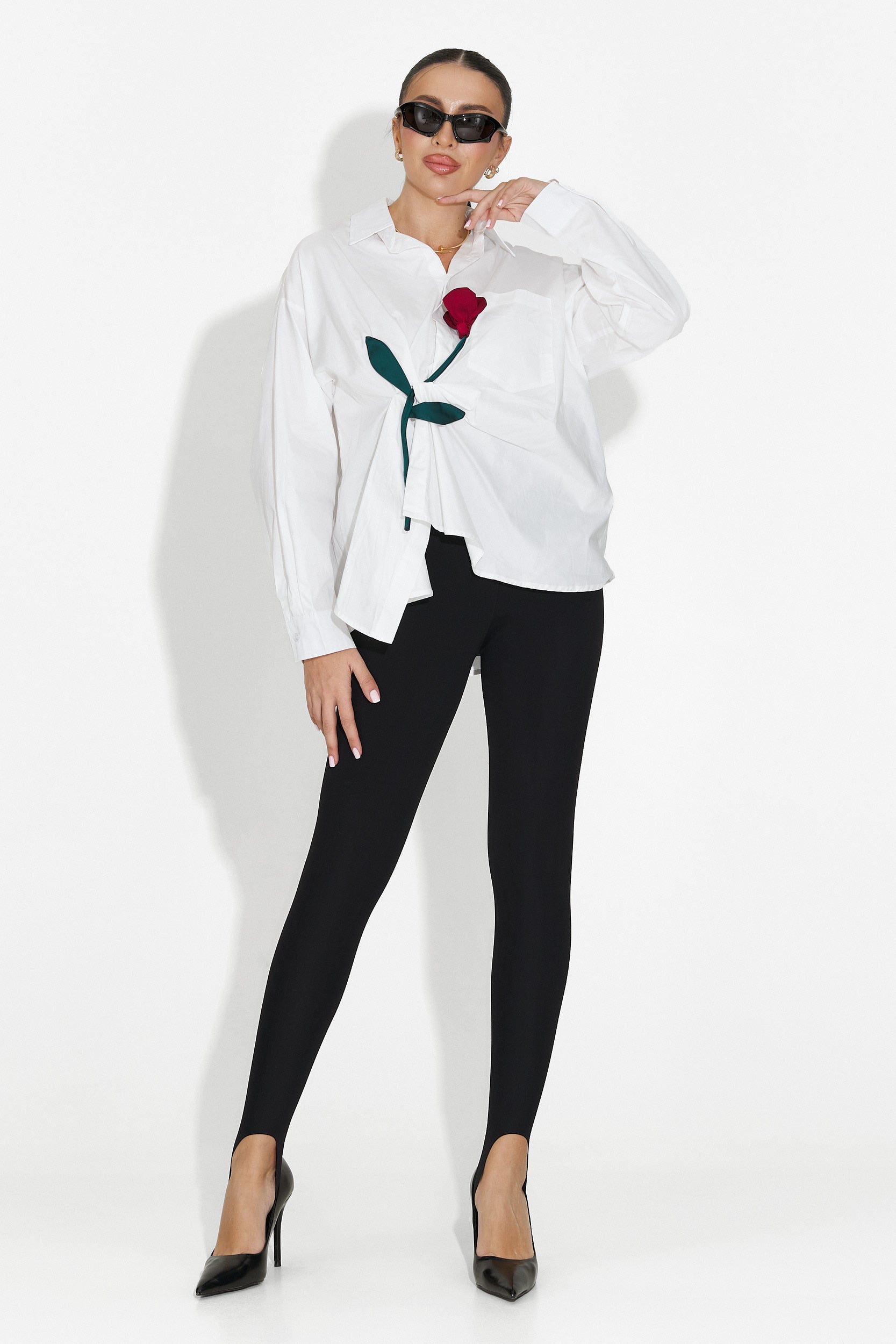 Elaris Bogas Casual White Women's Shirt