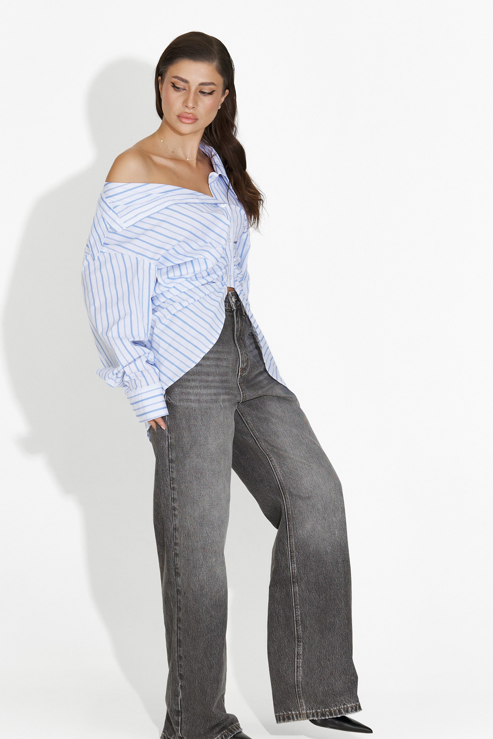 Voncile Bogas Casual White Women's Shirt