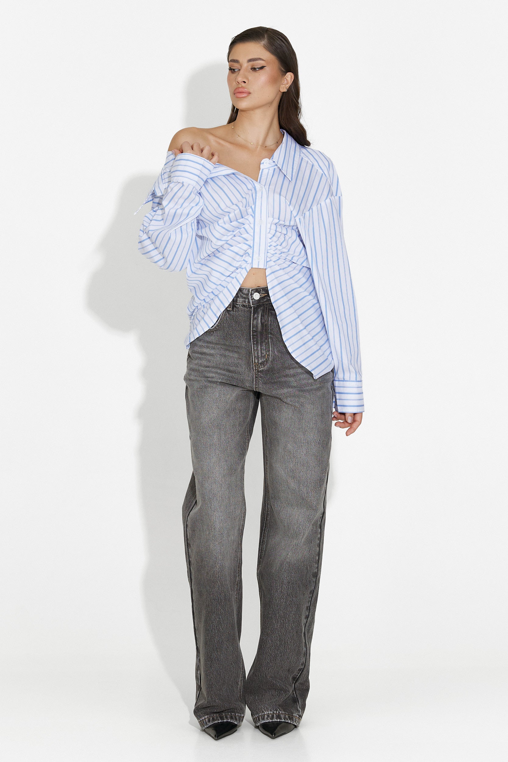 Voncile Bogas Casual White Women's Shirt