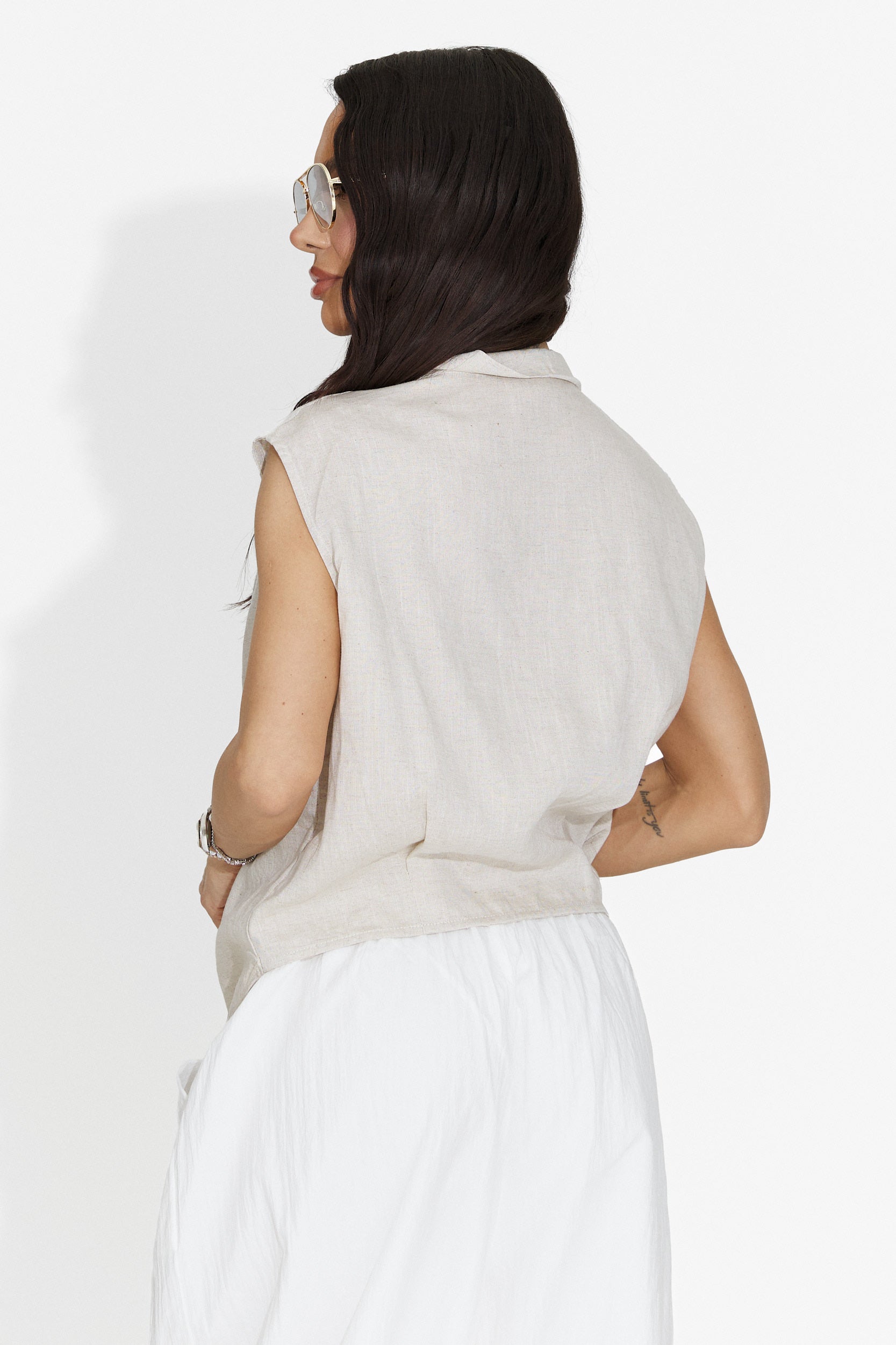 Camasa dama casual bej Notario Bogas