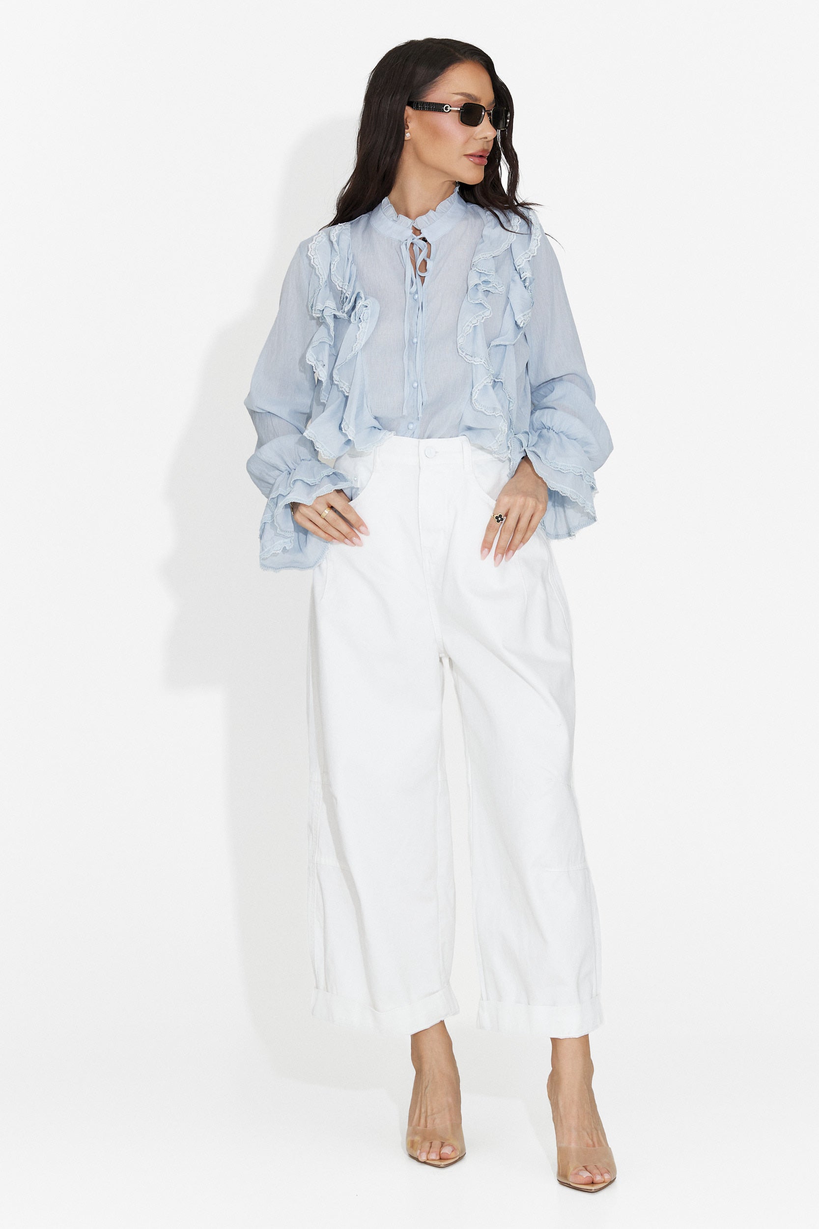 Camasa dama casual bleu Alcadia Bogas