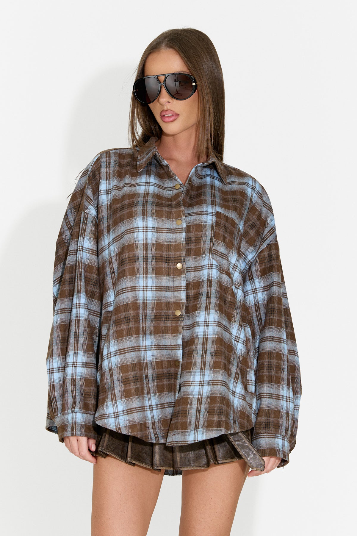 Camasa dama casual bleu Drafts Bogas