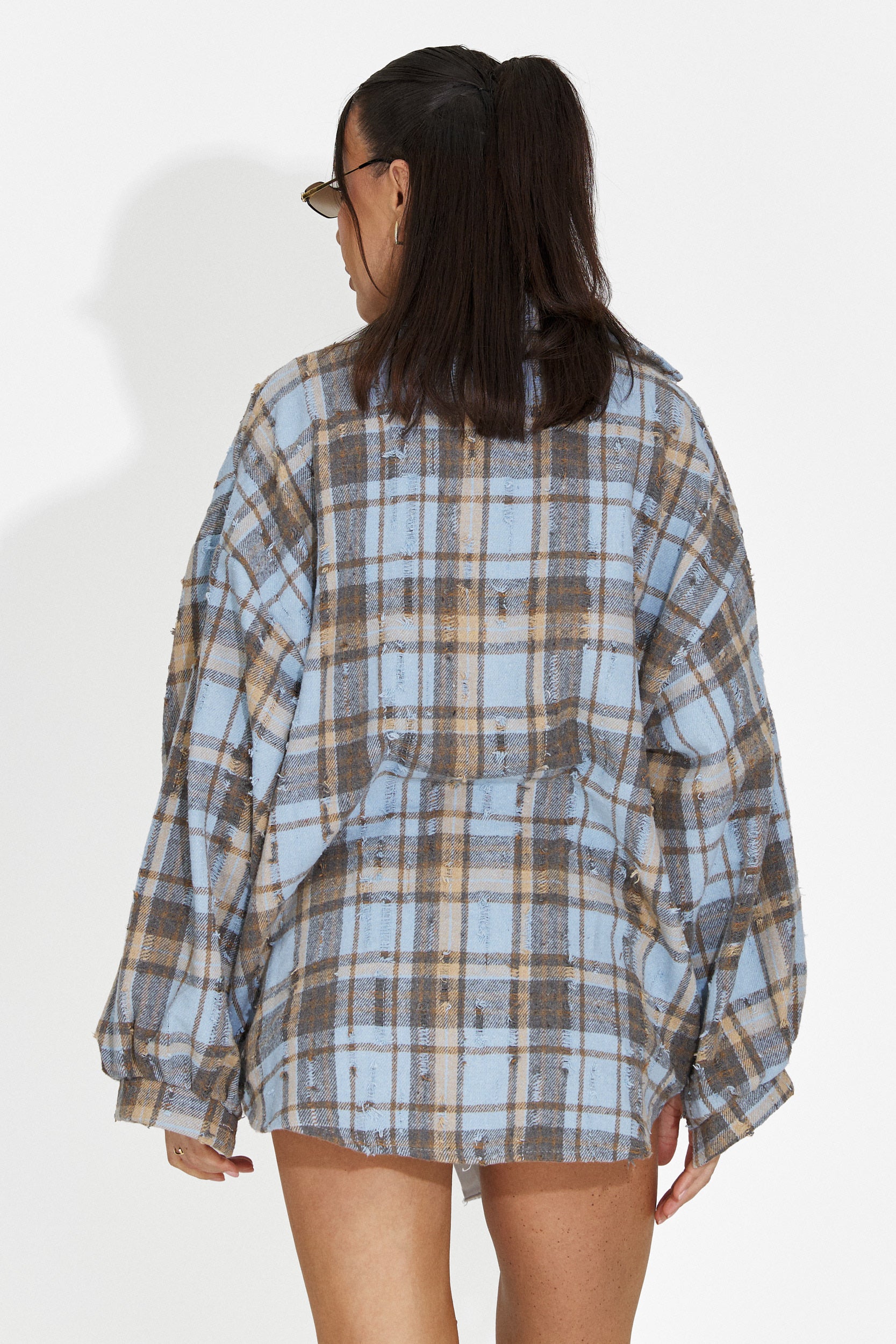 Camasa dama casual bleu Jasara Bogas