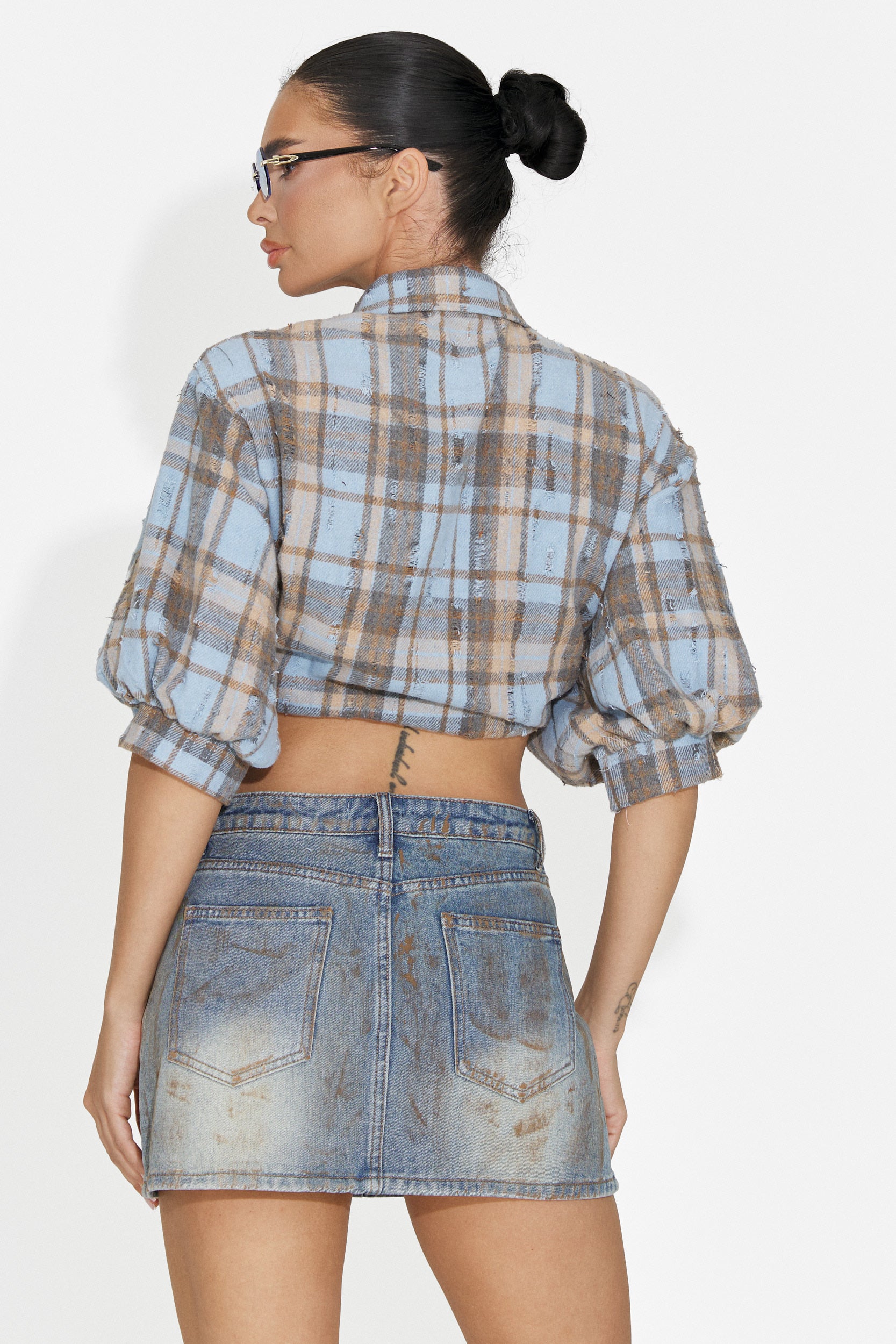 Camasa dama casual bleu Zenaida Bogas