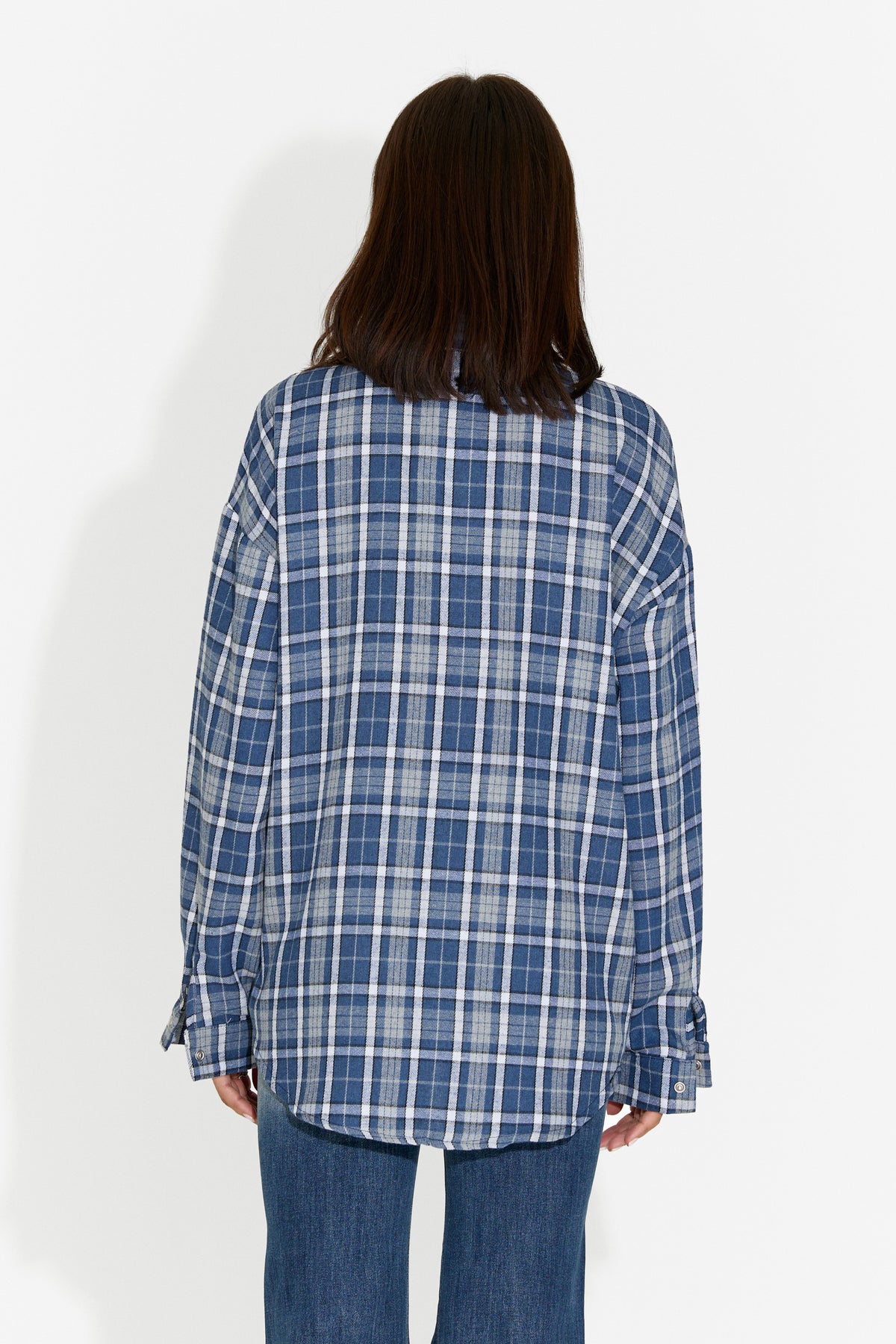 Camasa dama casual bleumarin Importas Bogas, imaginea 7 din 9