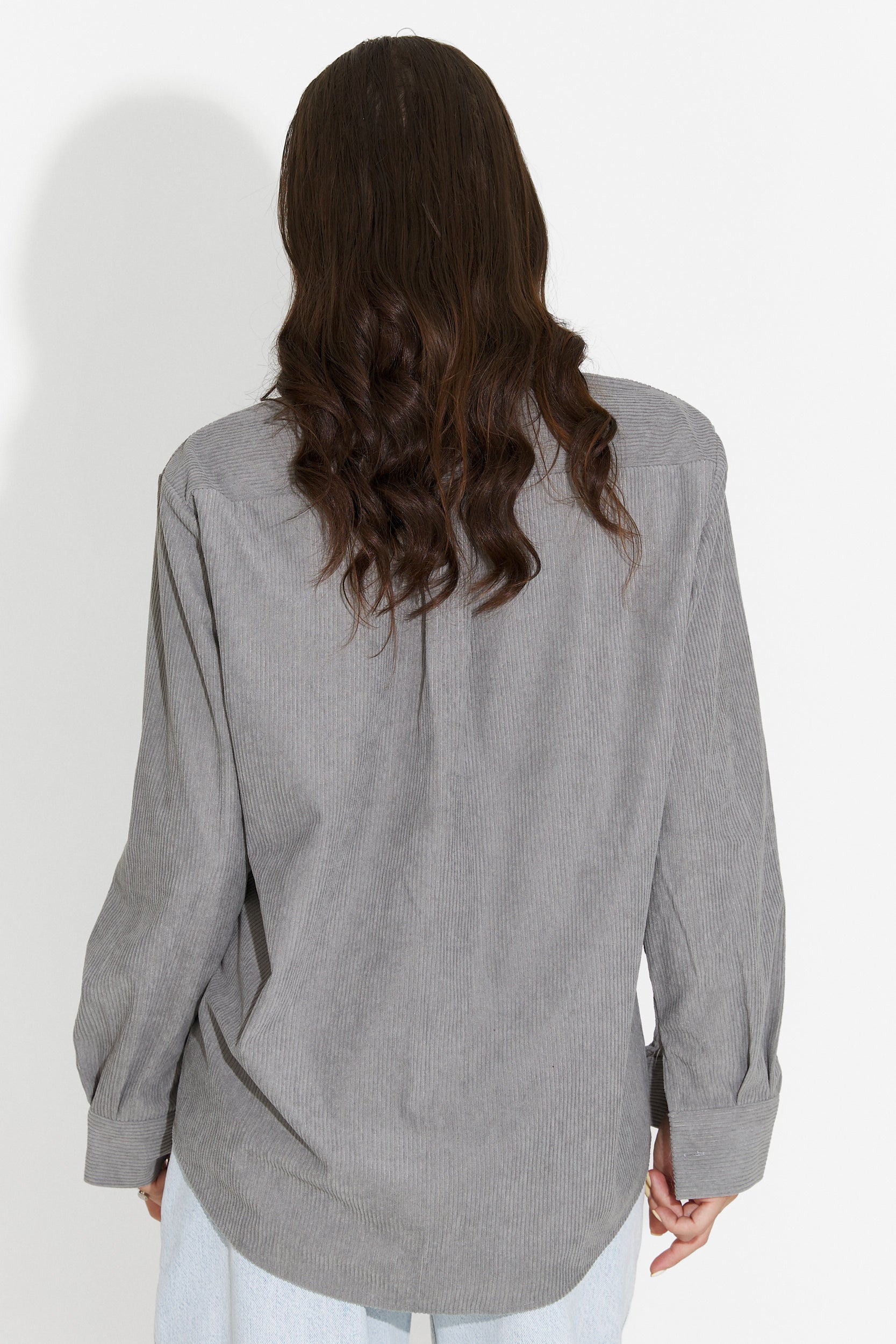 Women's casual gray shirt Deliora Bogas