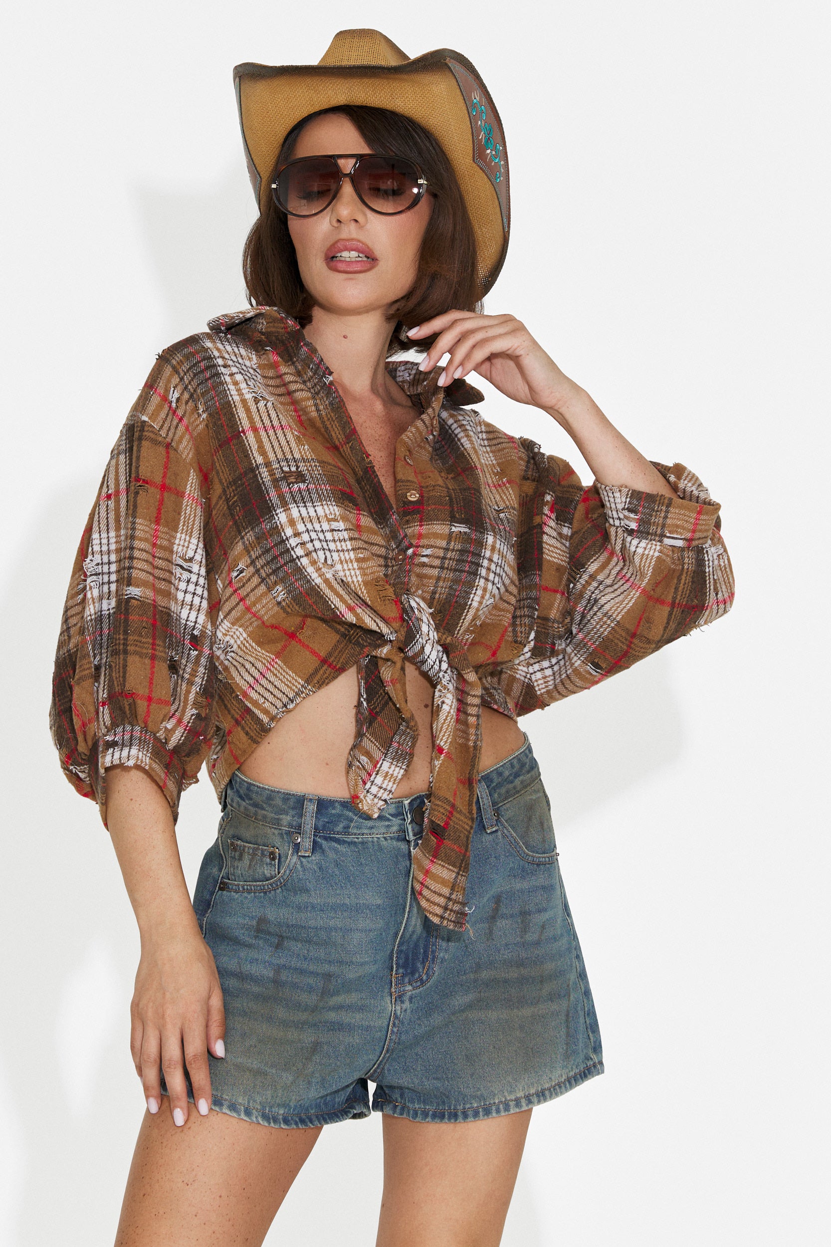 Camasa dama casual maro Daciana Bogas