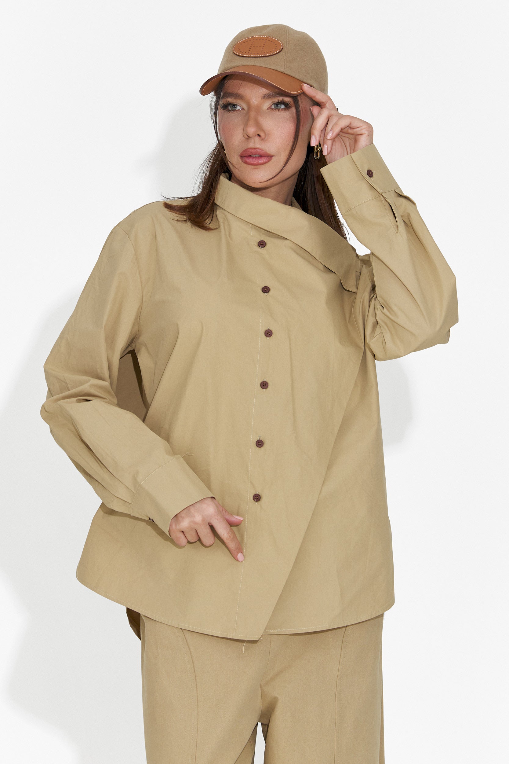 Camasa dama casual maro Edinea Bogas