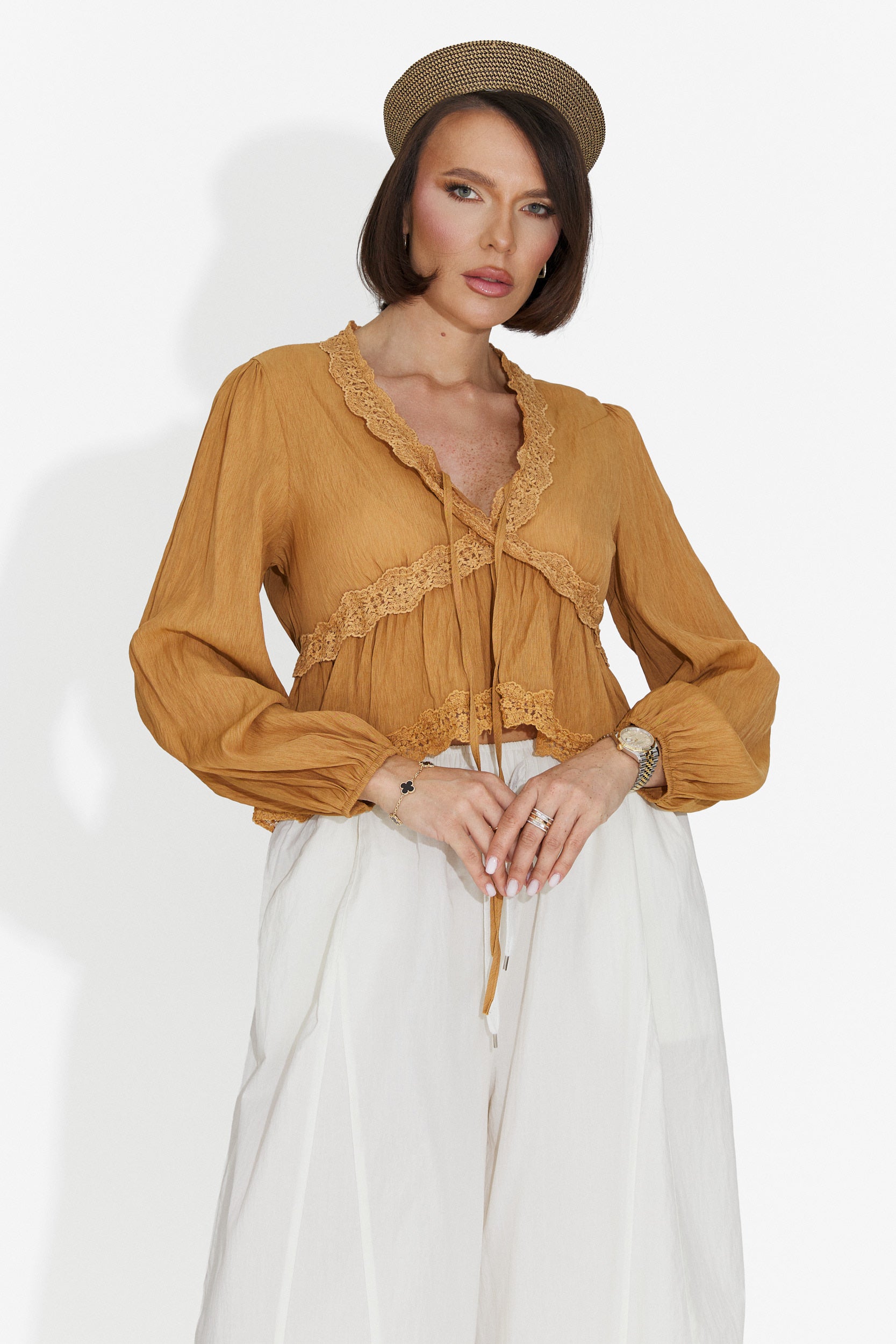 Camasa dama casual maro Seliona Bogas
