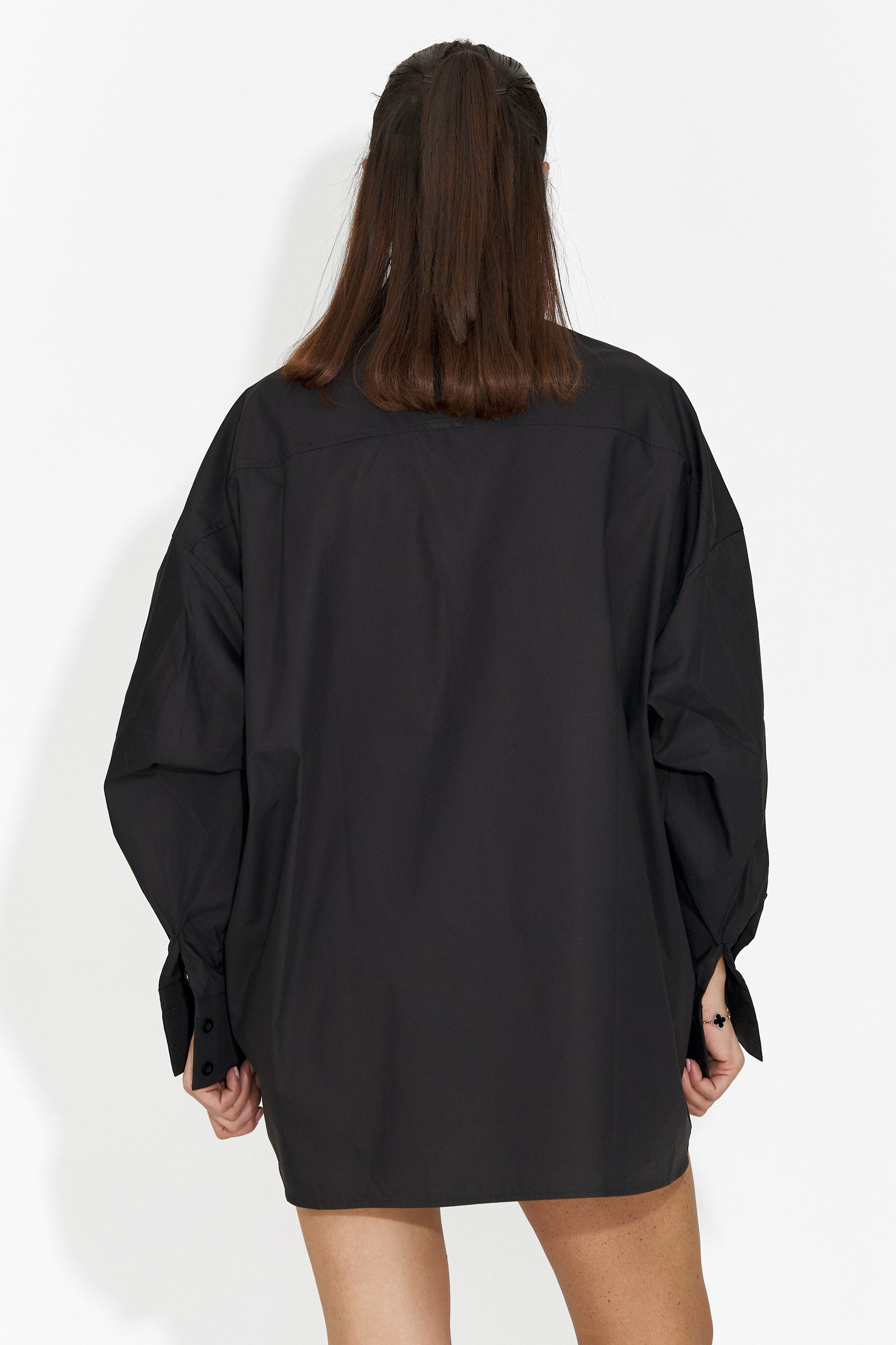 Camasa dama casual neagra Abrienda Bogas