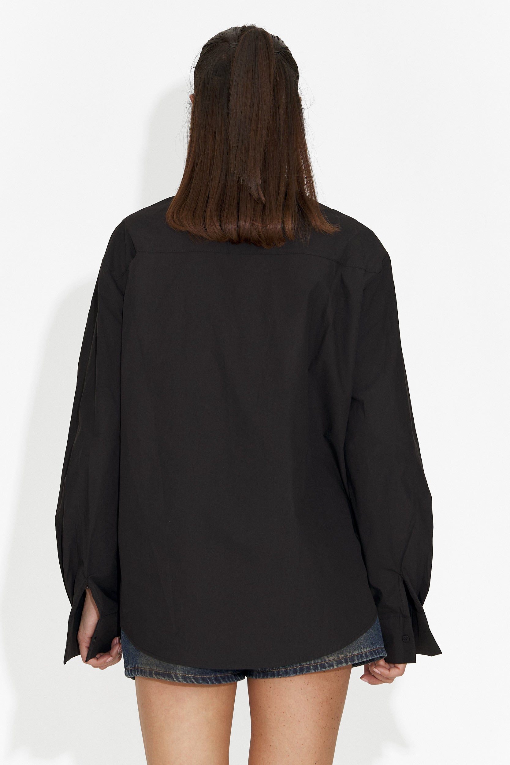 Camasa dama casual neagra Edinea Bogas