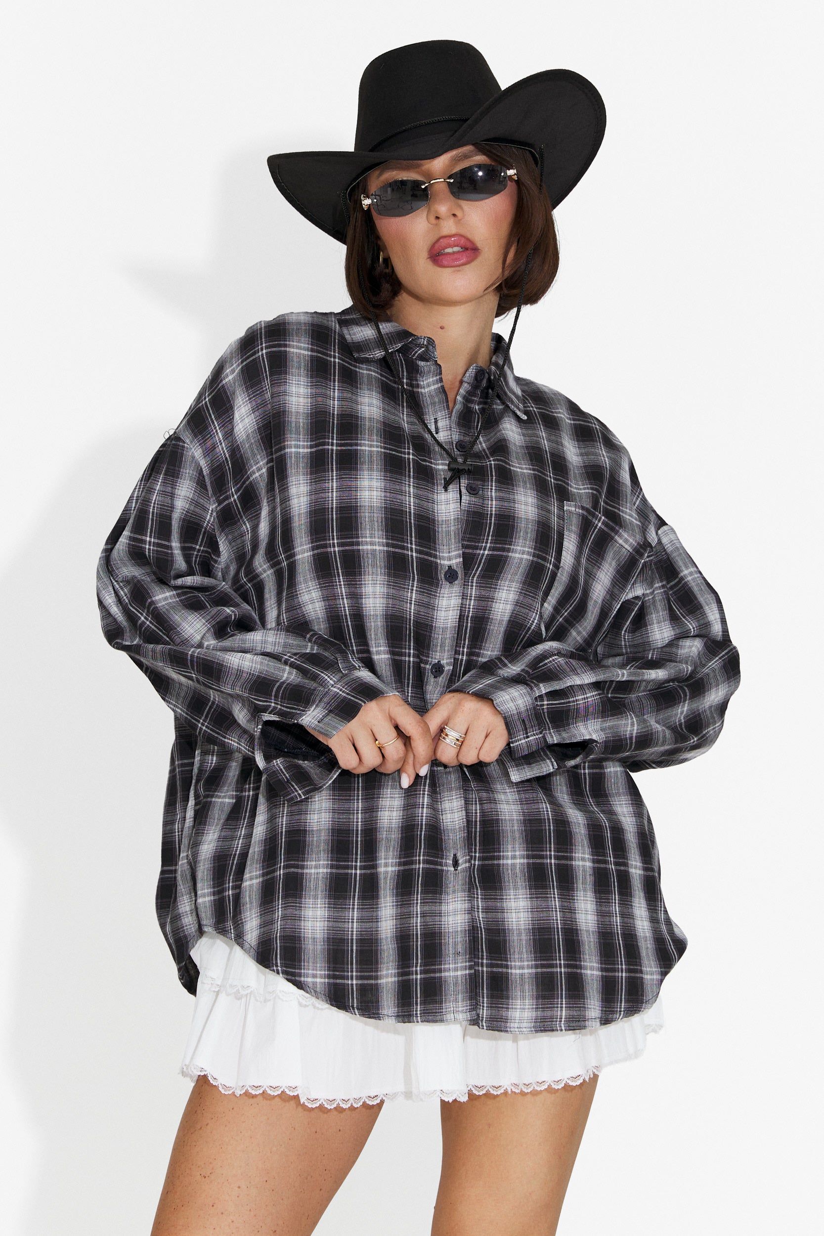 Camasa dama casual neagra Letiza Bogas