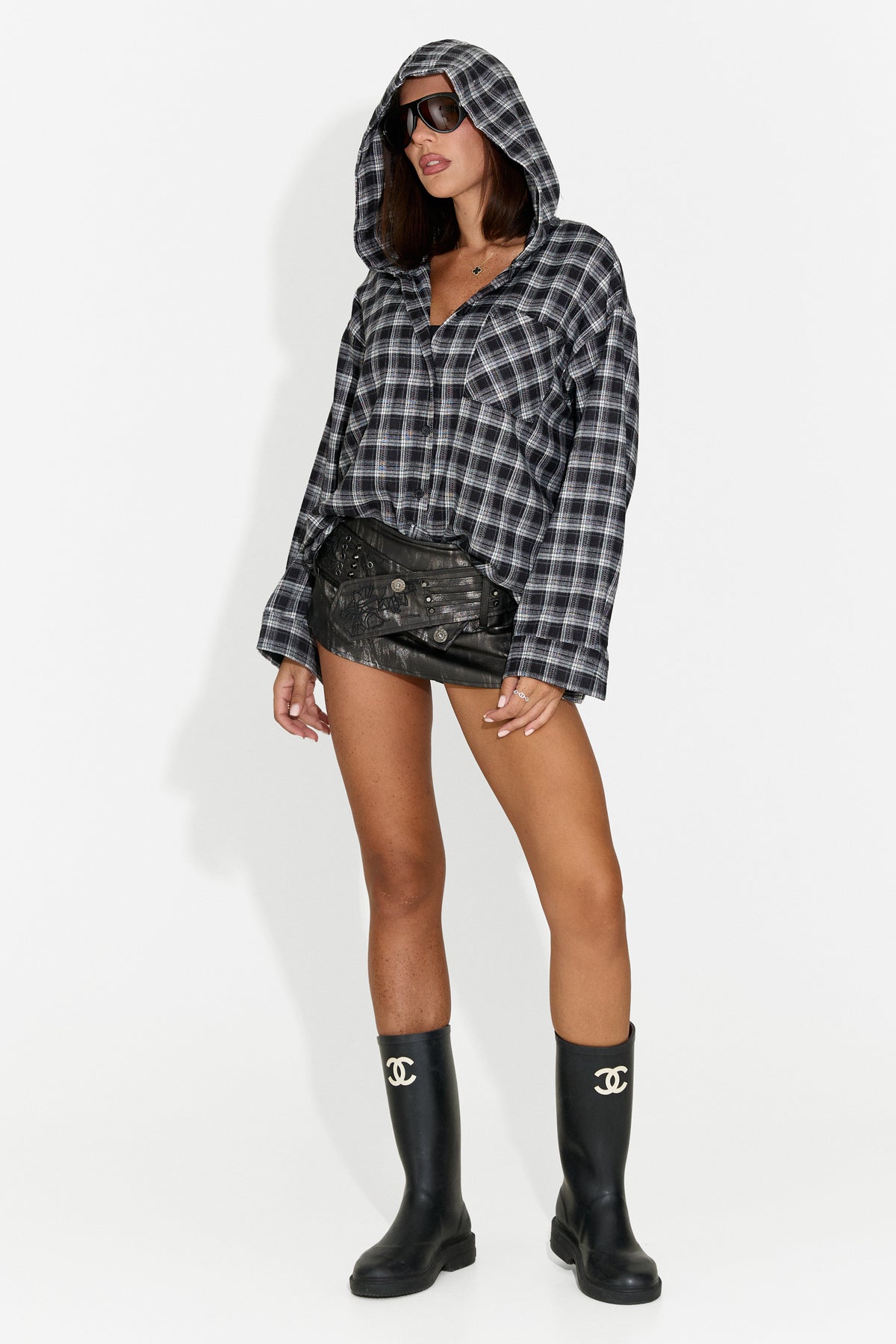 Camasa dama casual neagra Venrita Bogas