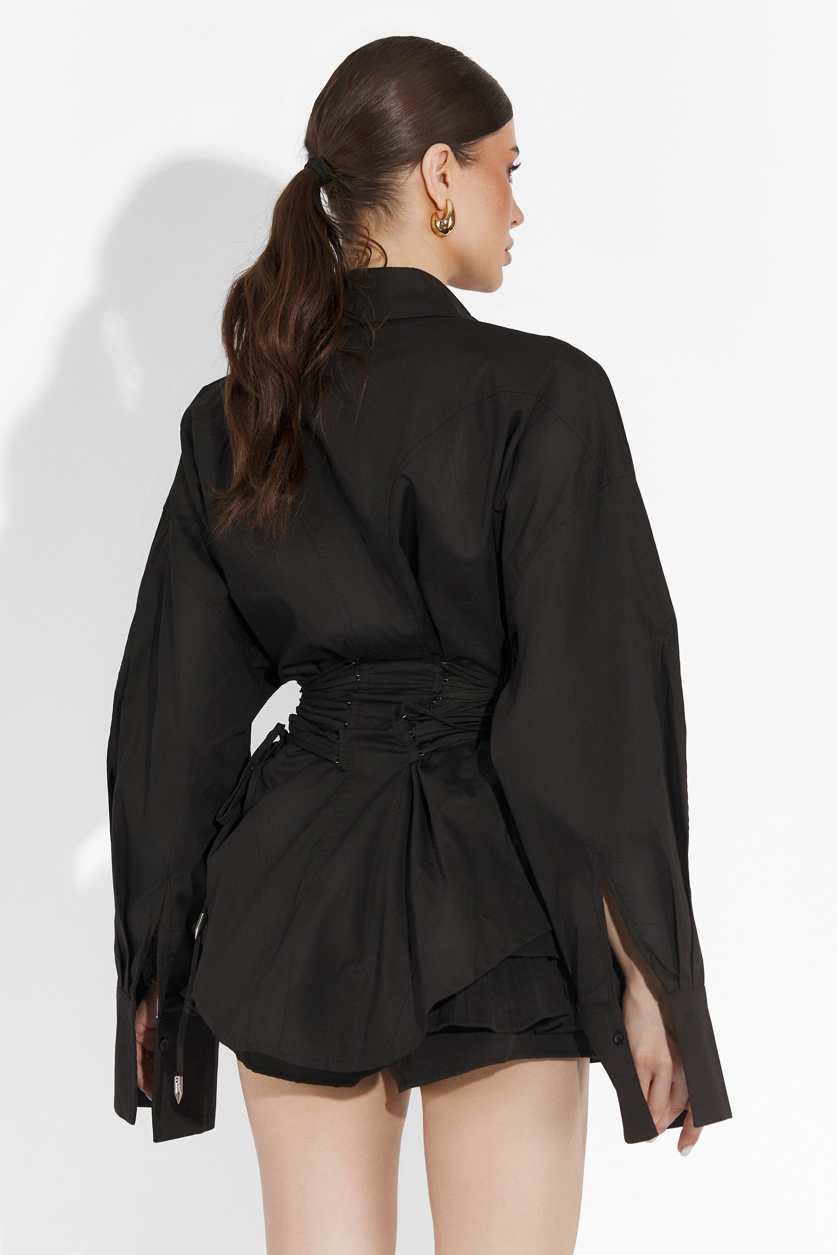 Camasa dama casual neagra Zolo Bogas