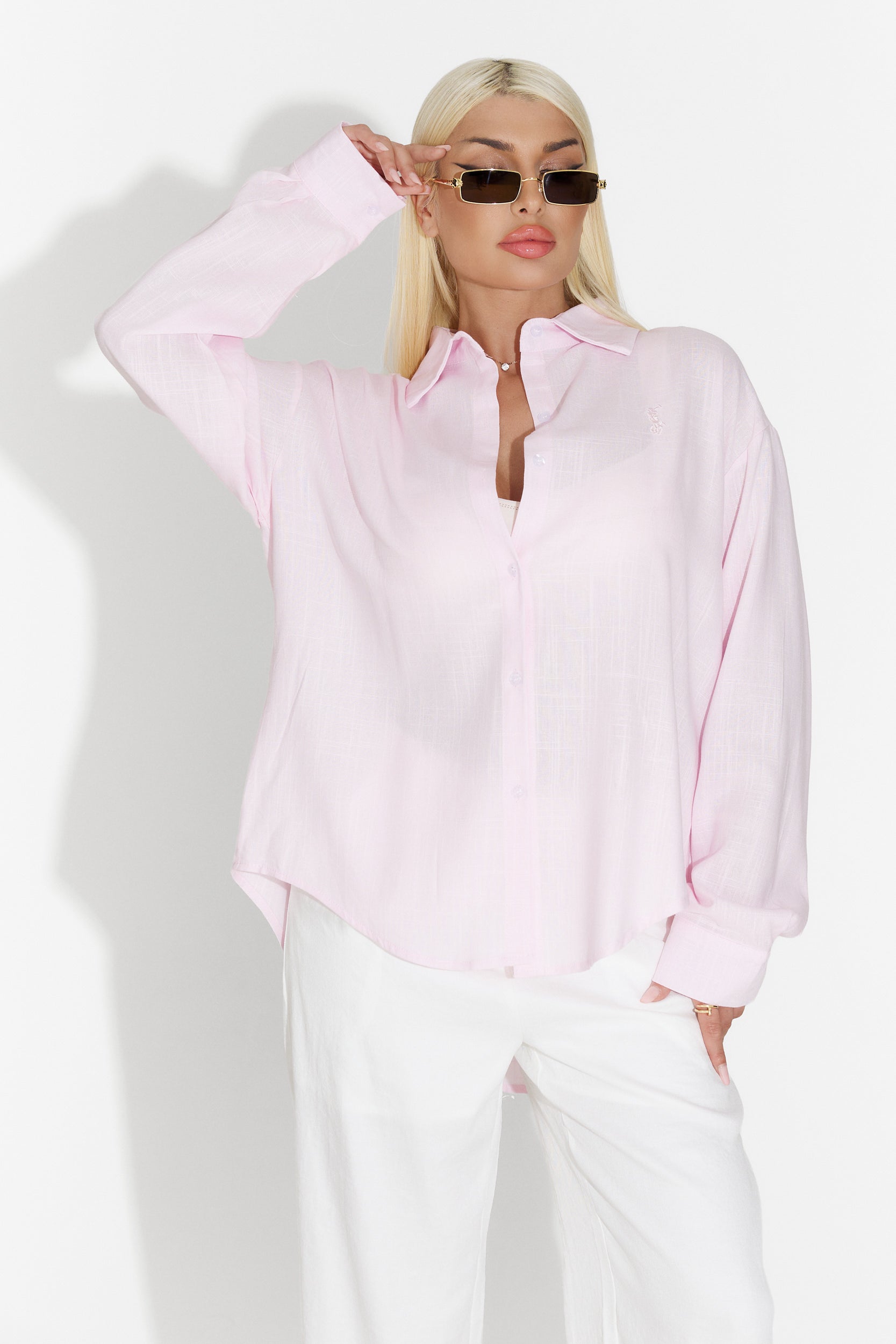 Camasa dama casual roz Hyon Bogas