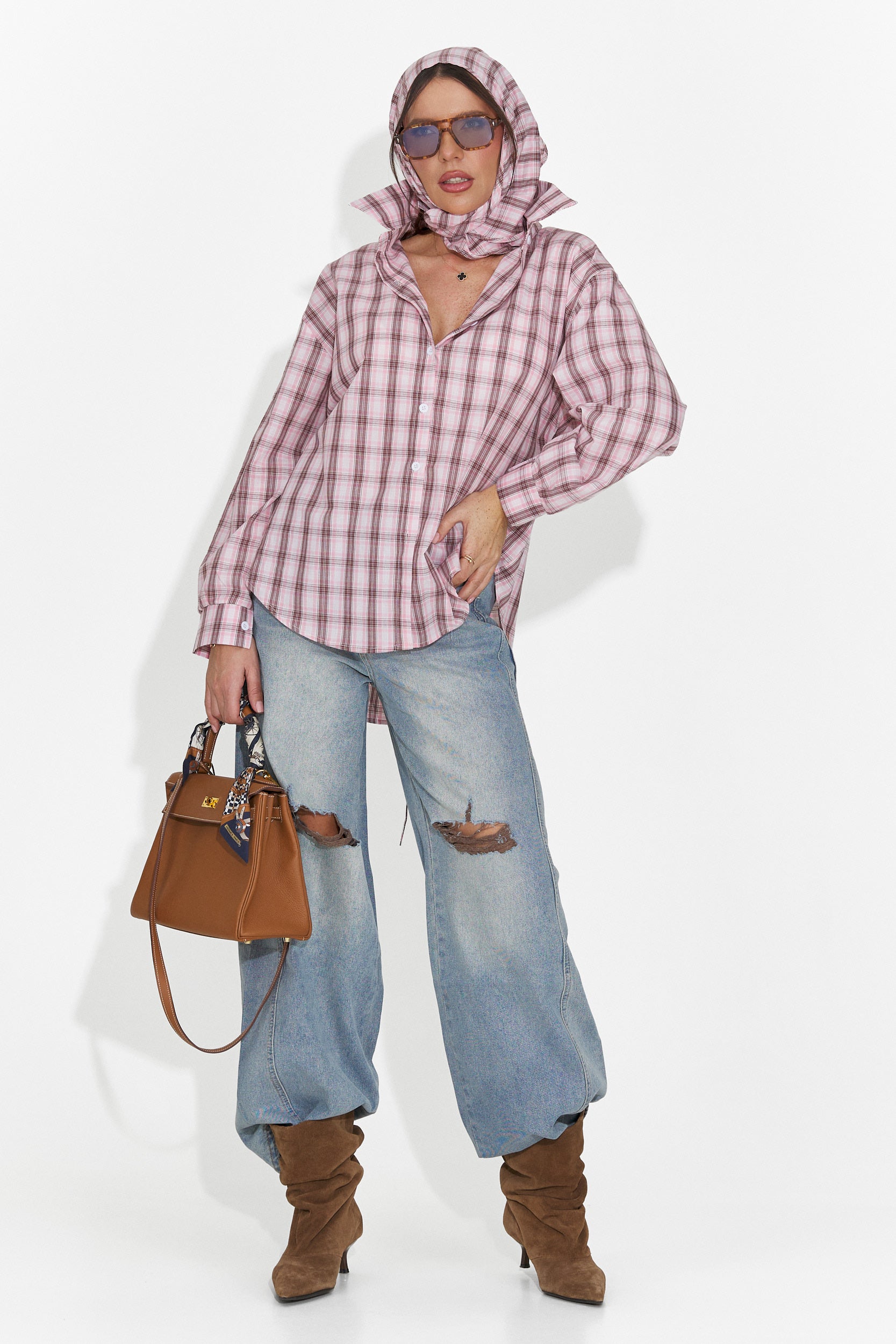 Camasa dama casual roz Jomelia Bogas