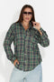 Camasa dama casual verde inchis Importas Bogas
