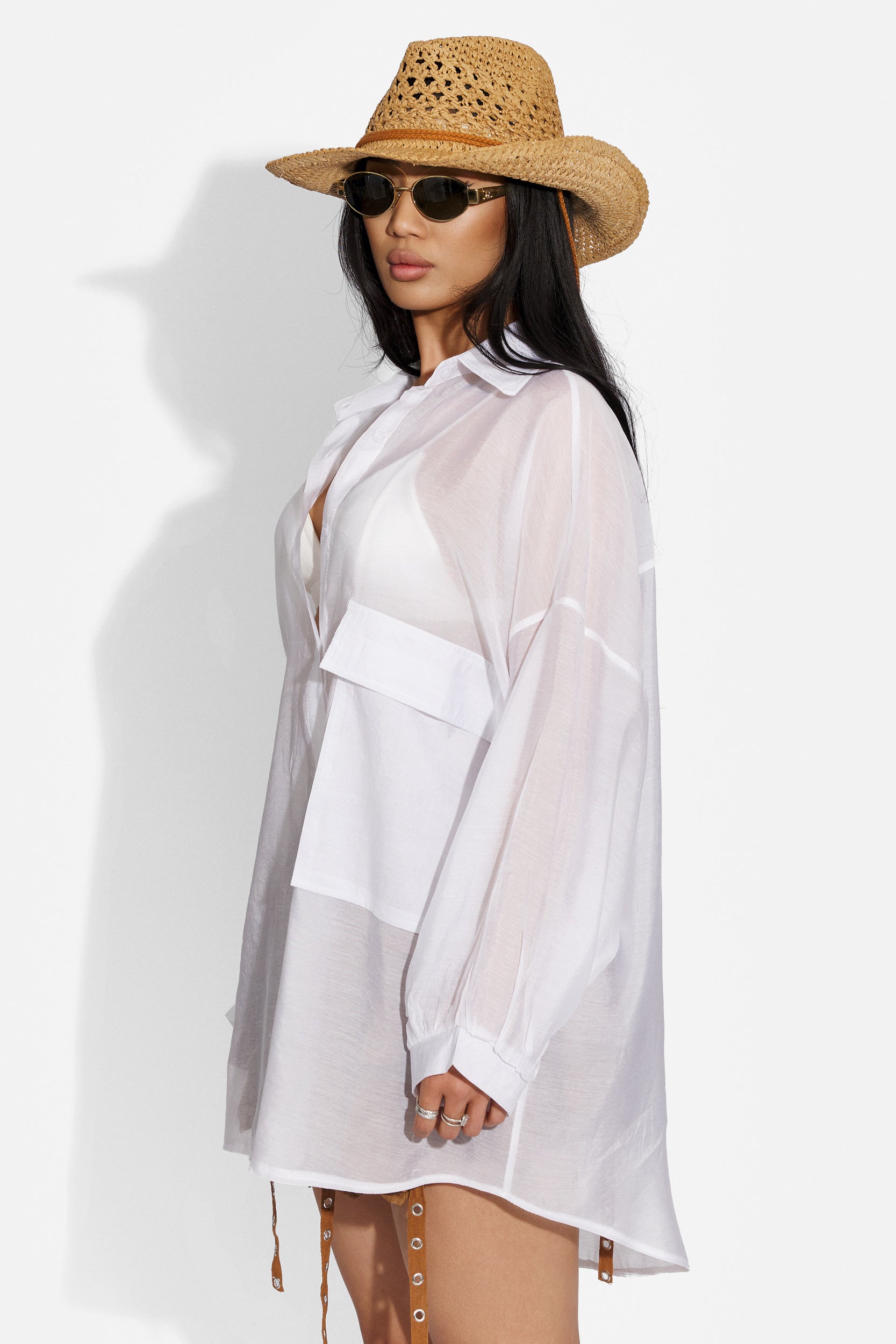 Camasa dama eleganta alba Haifa Bogas
