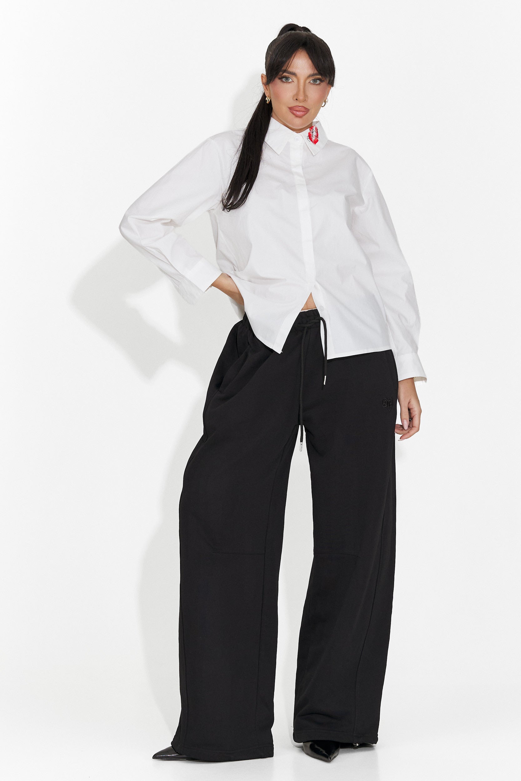 Camasa dama eleganta alba Sienara Bogas