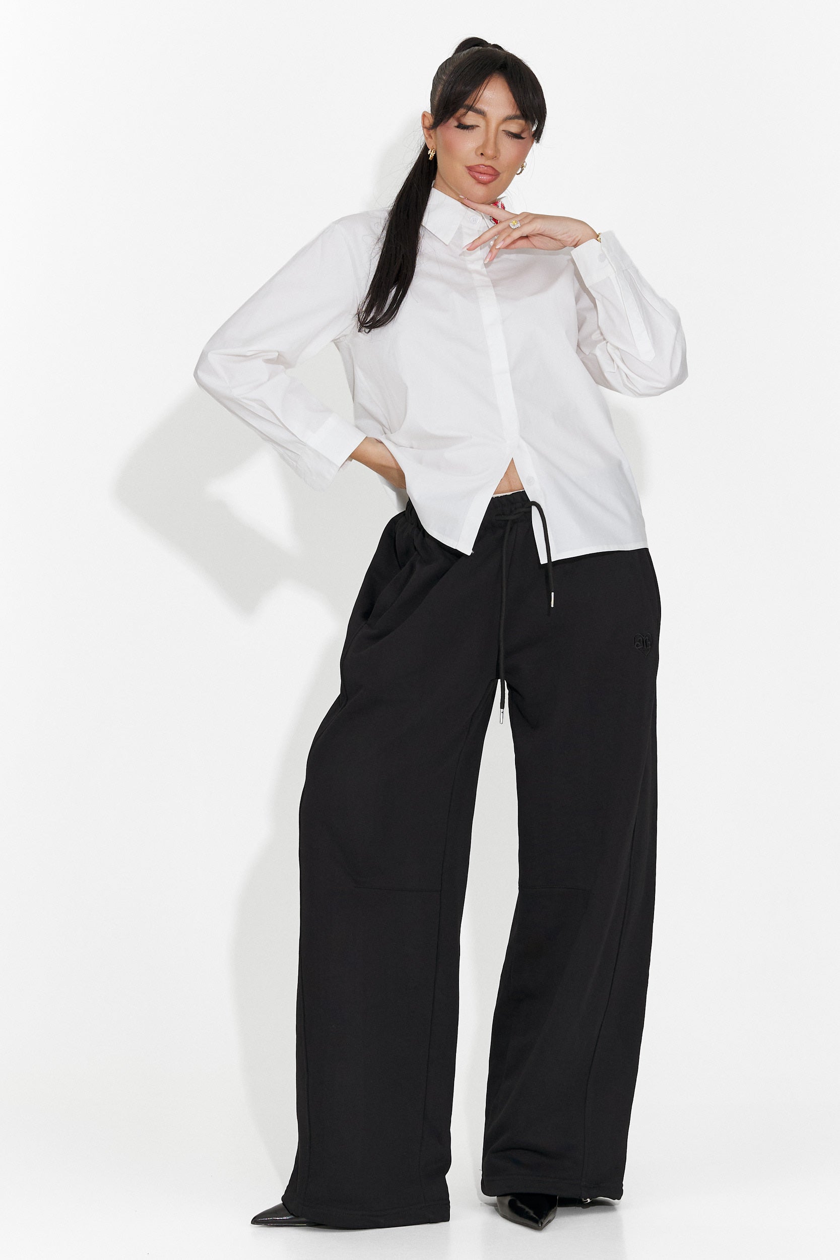 Camasa dama eleganta alba Sienara Bogas