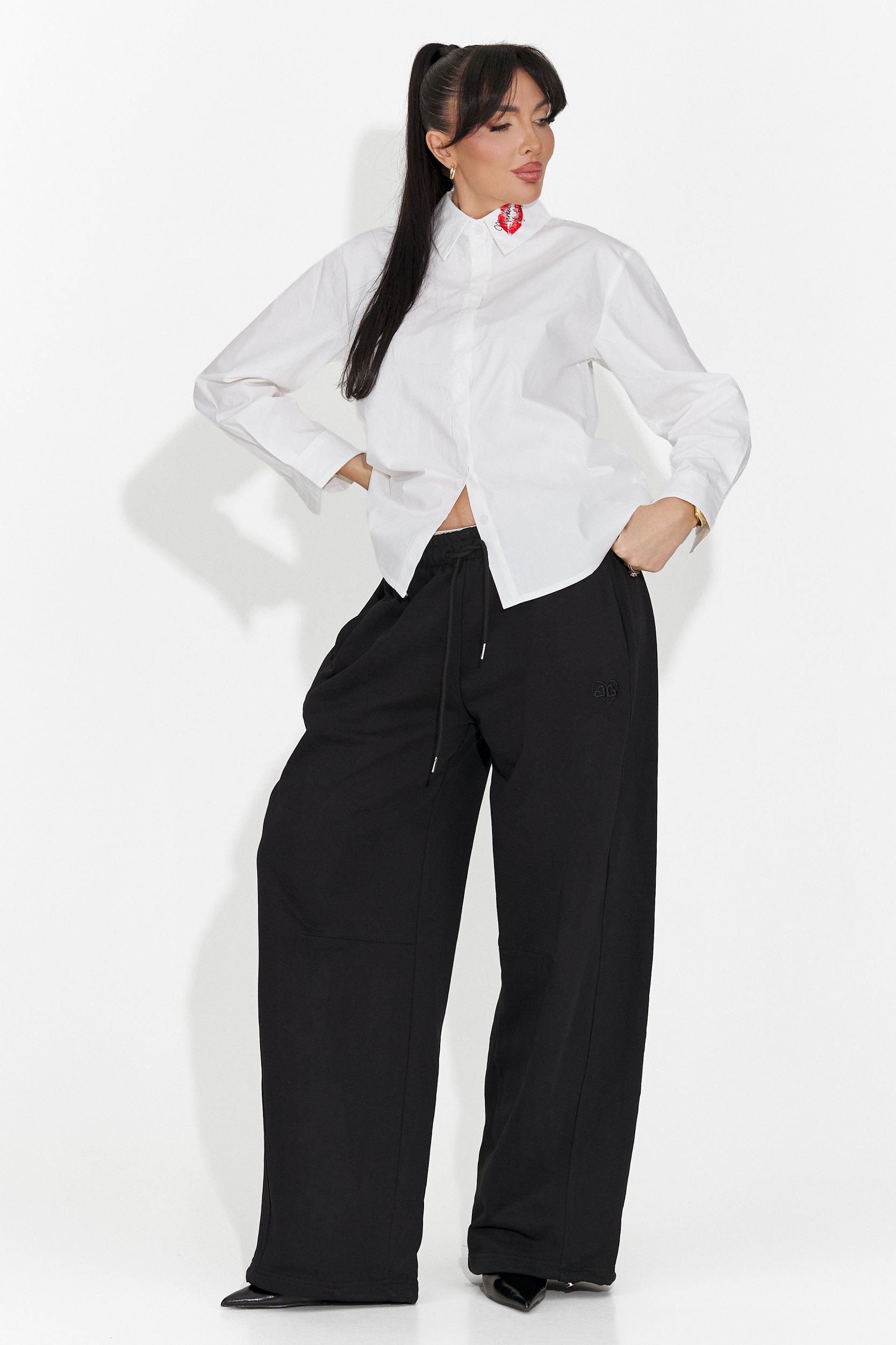 Camasa dama eleganta alba Sienara Bogas