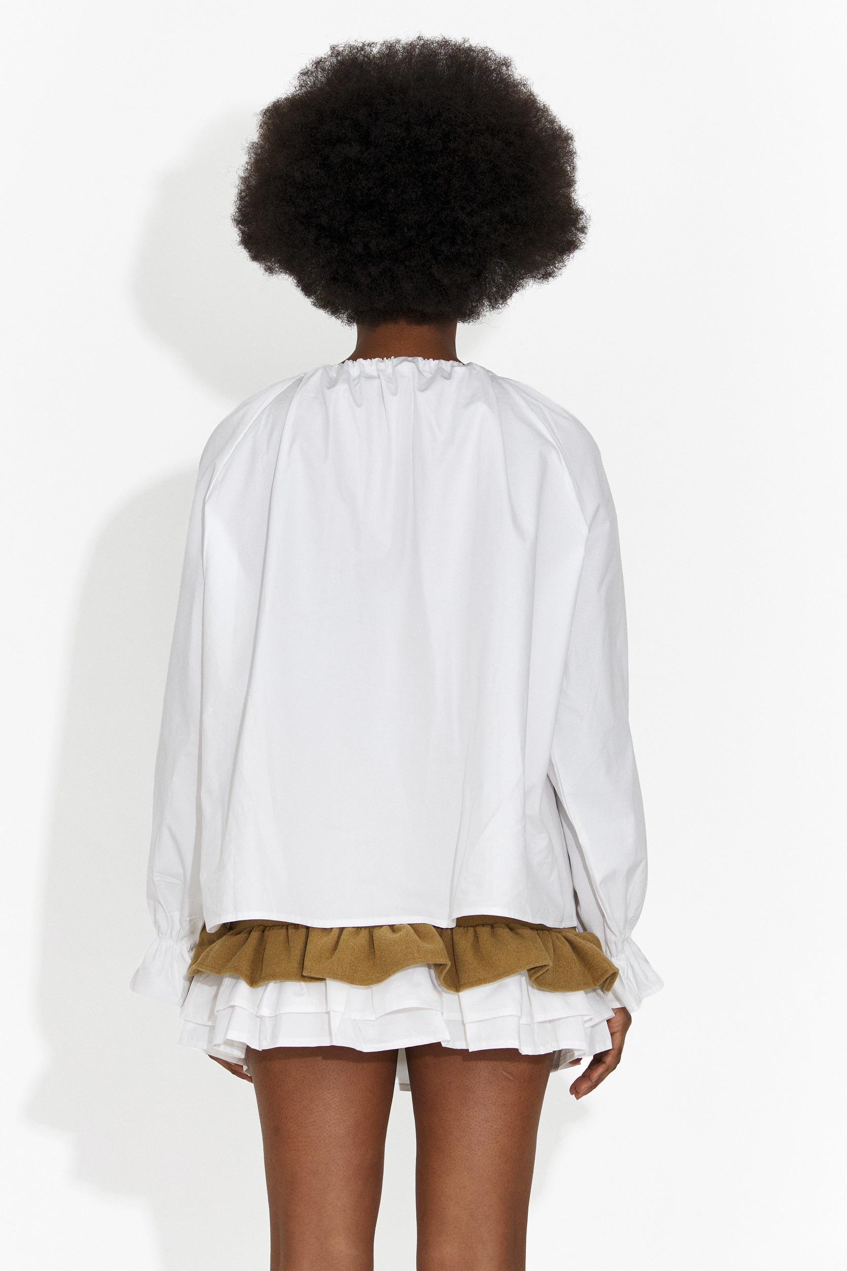 Camasa dama eleganta alba Zeneda Bogas