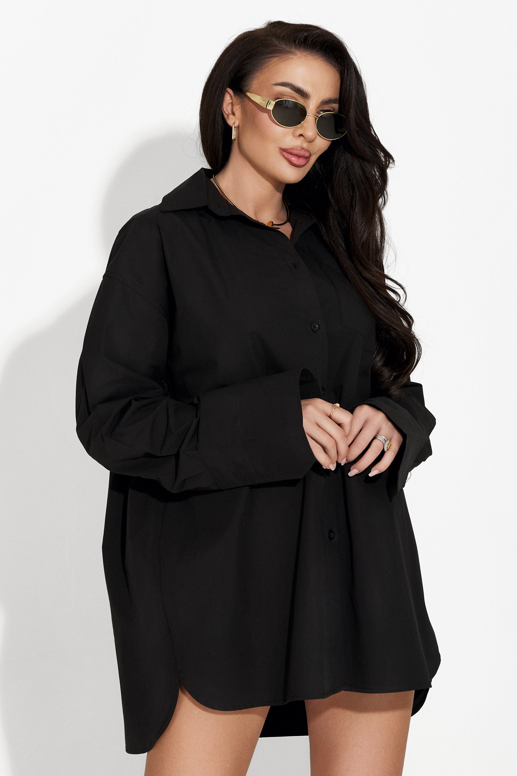 Camasa dama eleganta neagra Ehtia Bogas