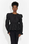 Camasa dama eleganta neagra Lindalia Bogas