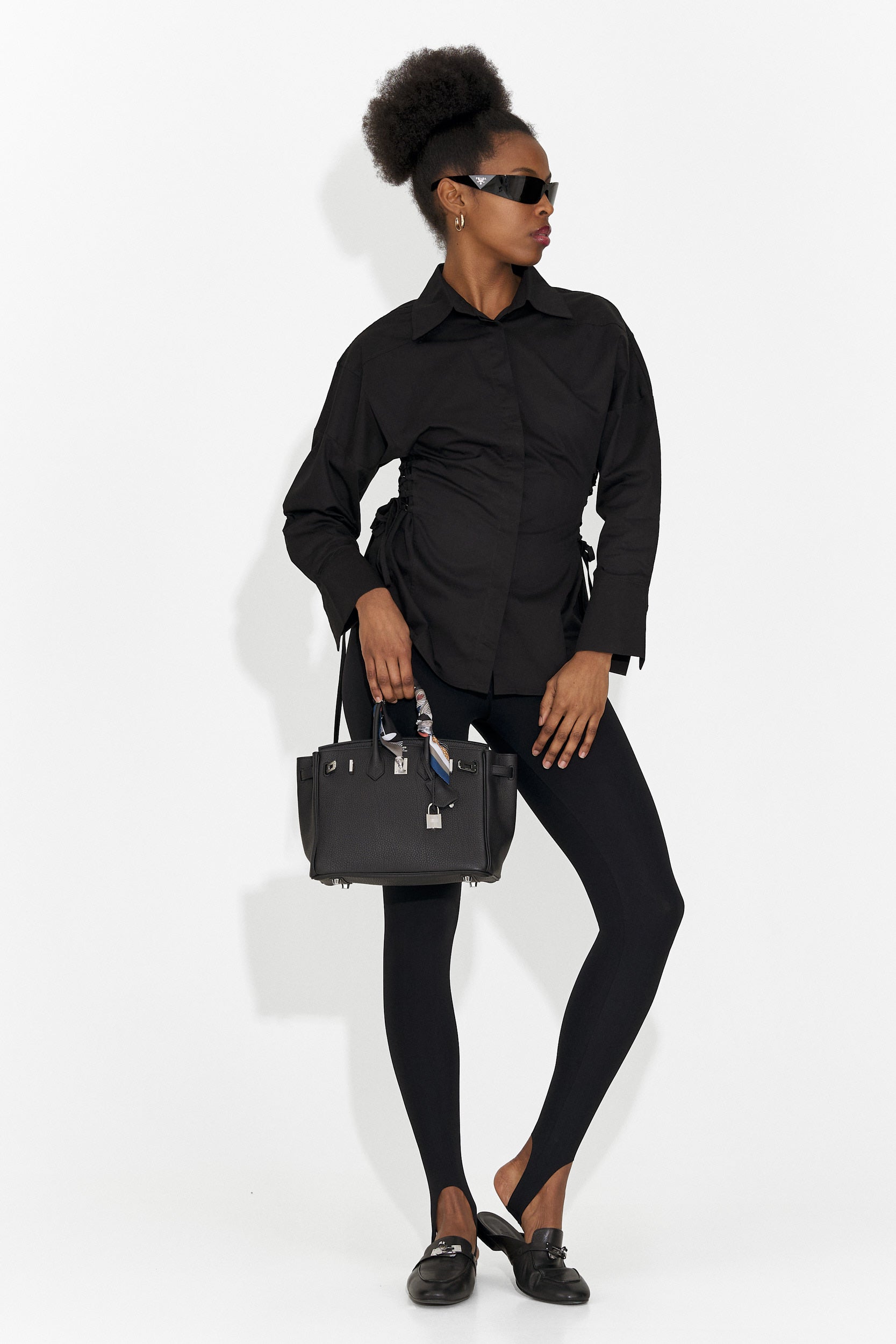 Camasa dama eleganta neagra Sivelia Bogas