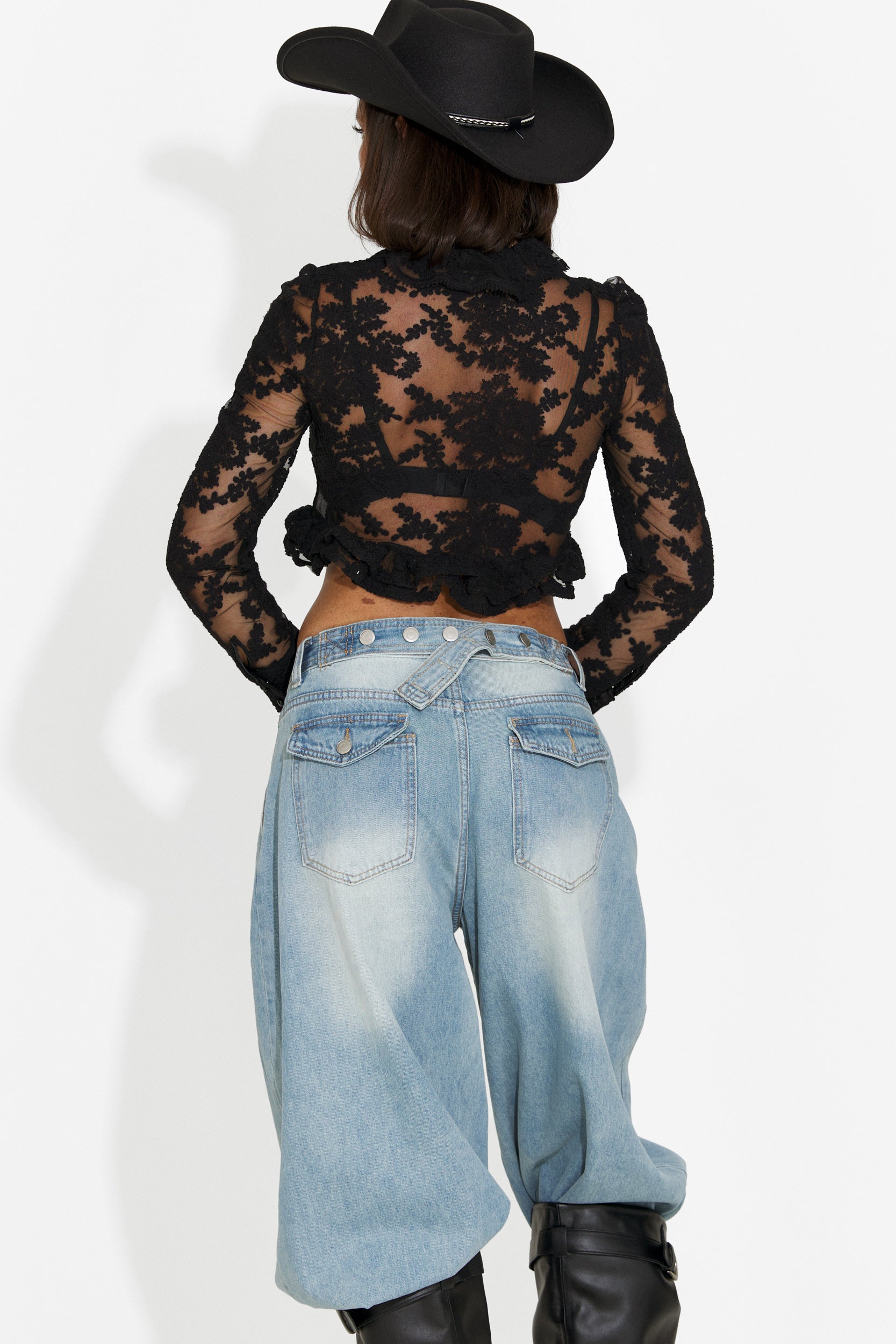 Camasa dama neagra Elsya Bogas