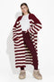 Athifa Bogas Casual Burgundy Ladies Leggings