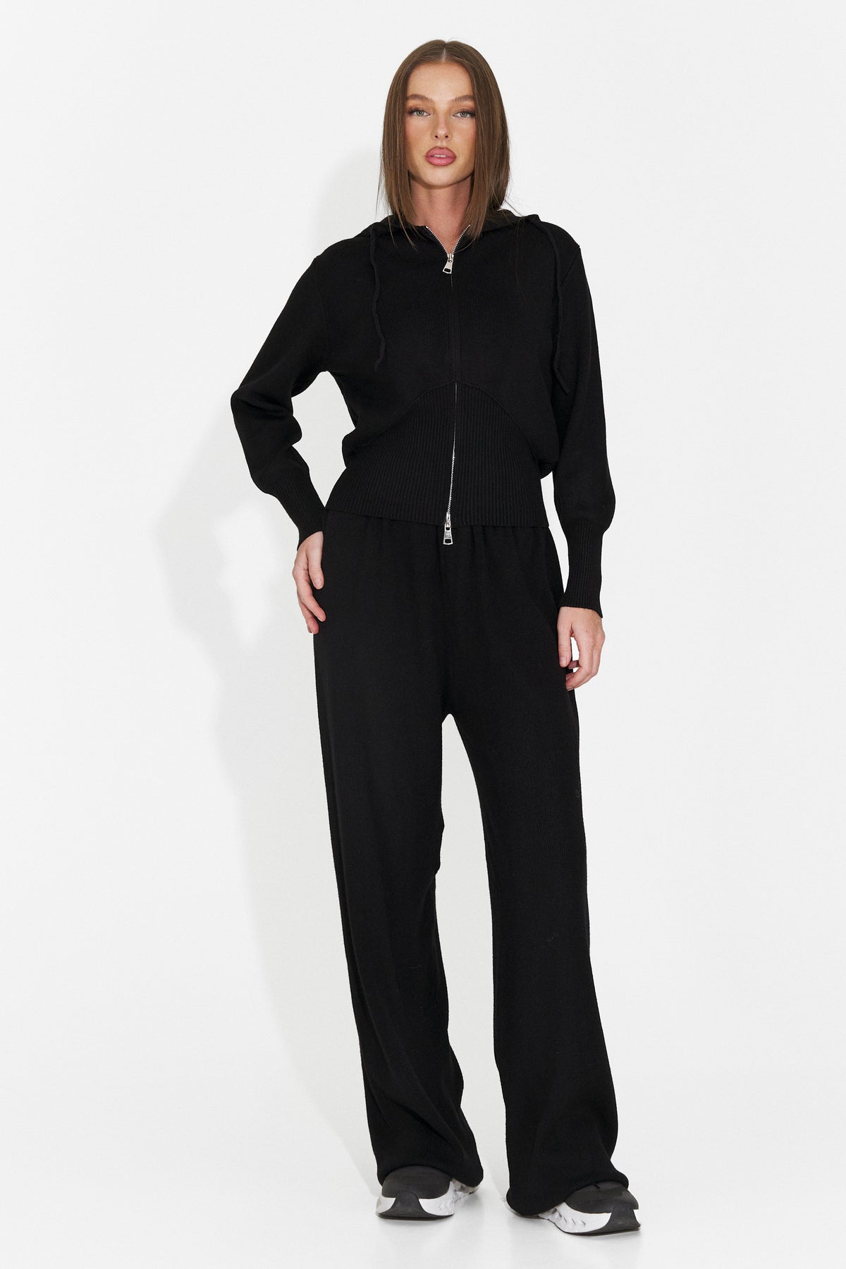 Compleu casual negru Groviroila Bogas