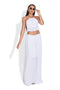 Helina Bogas White Skirt Set