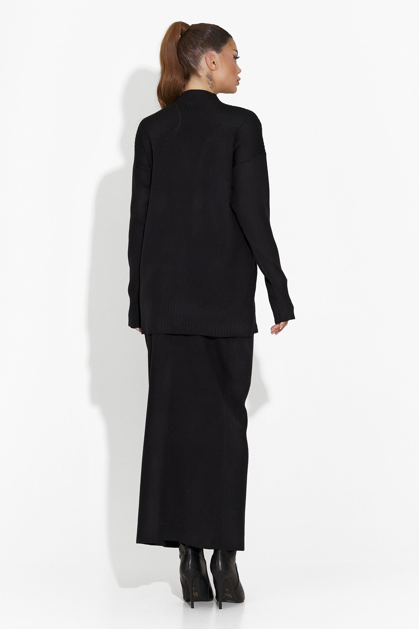 Women's black skirt suit Zekera Bogas