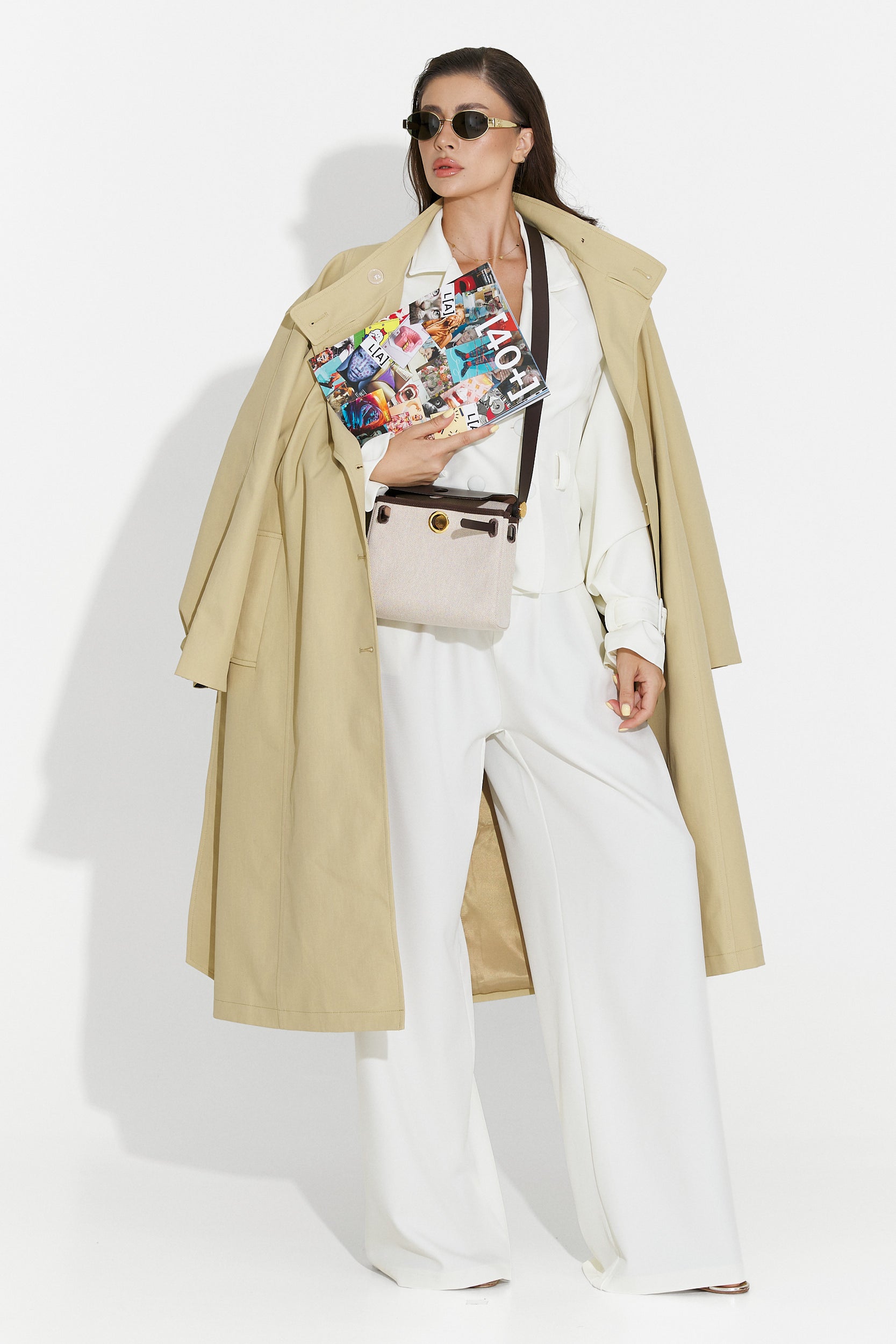 Beige pants set Bretia Bogas