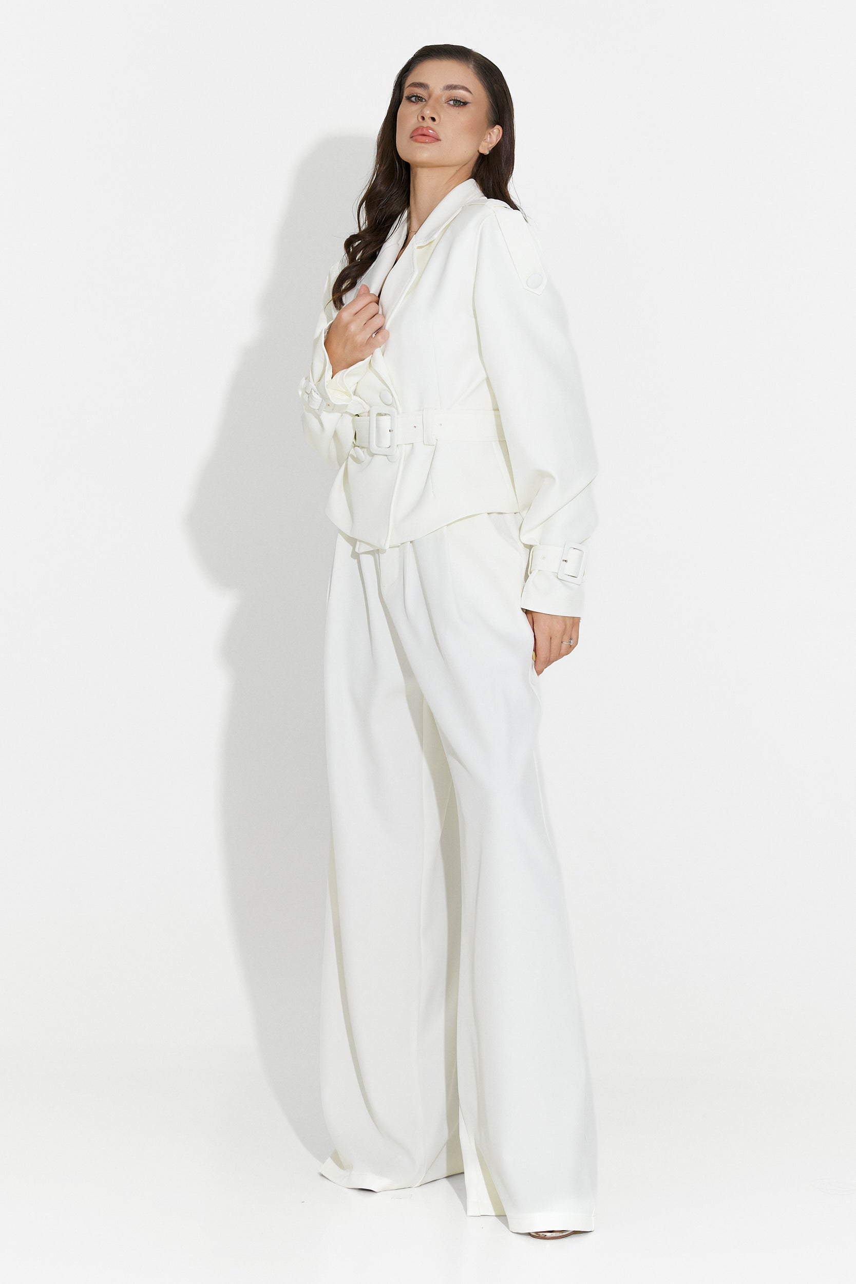 Beige pants set Bretia Bogas