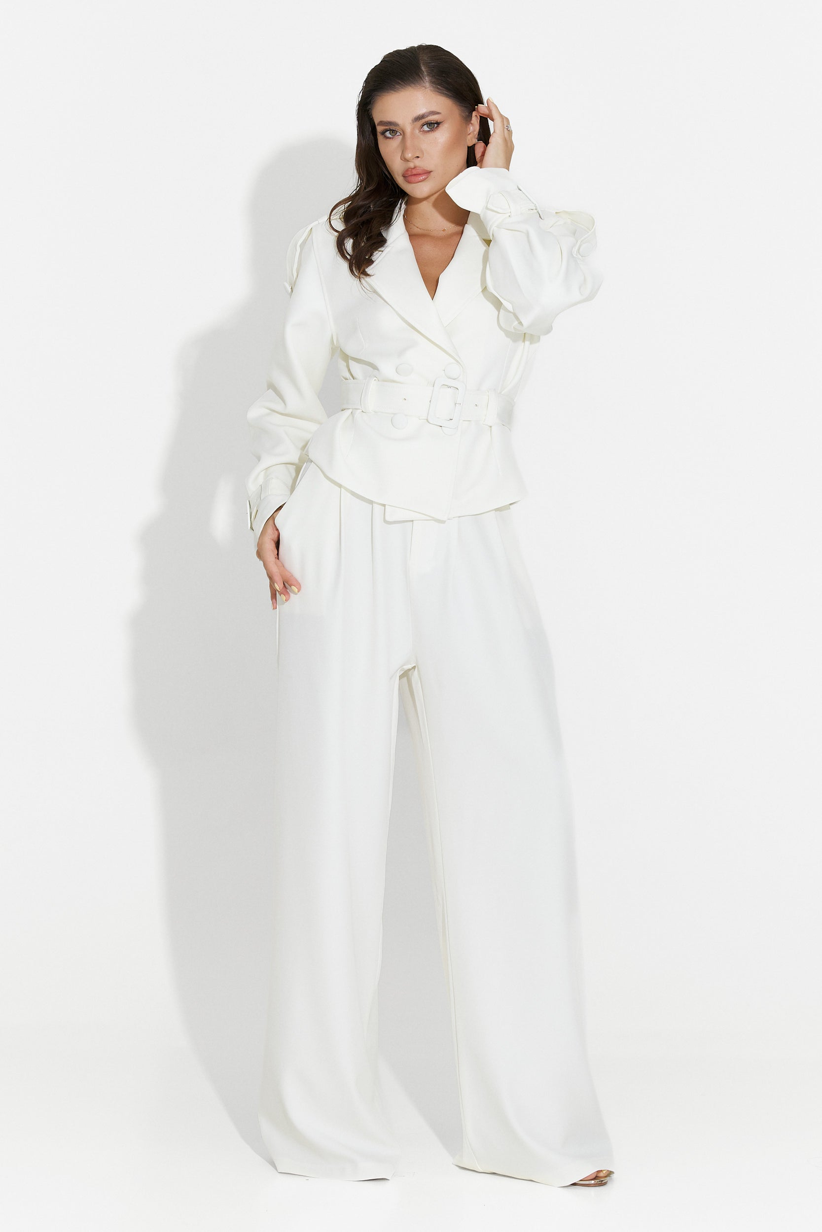 Beige pants set Bretia Bogas
