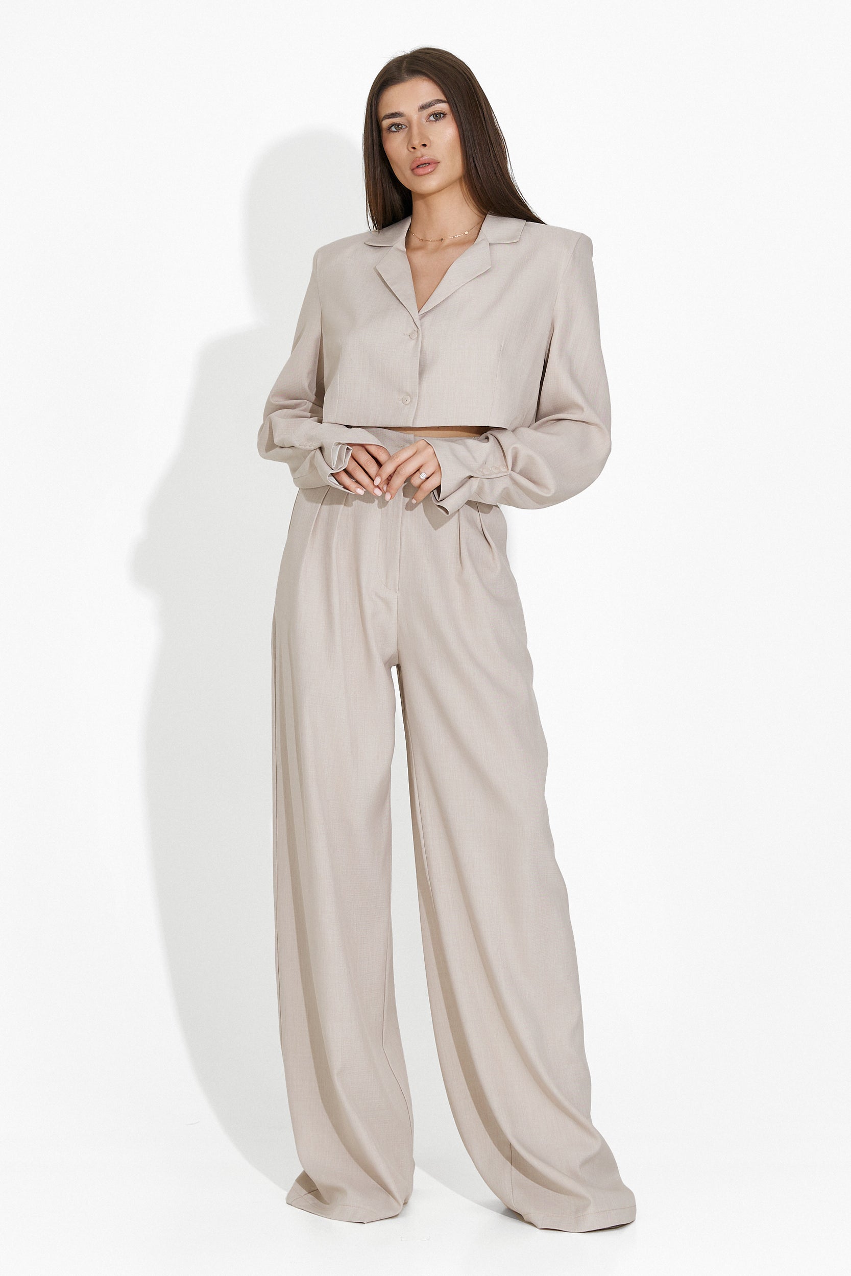 Compleu cu pantaloni bej Fozy Bogas