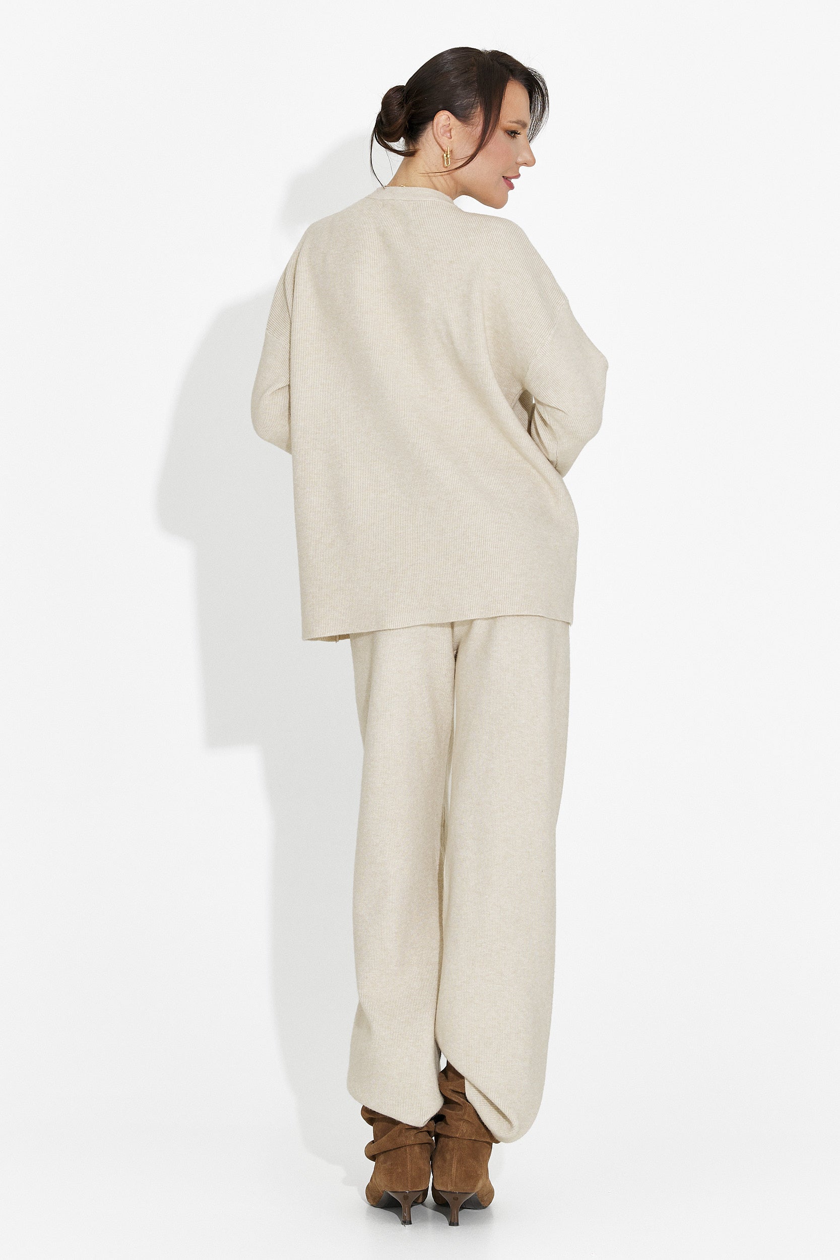 Beige Pants Set Kania Bogas