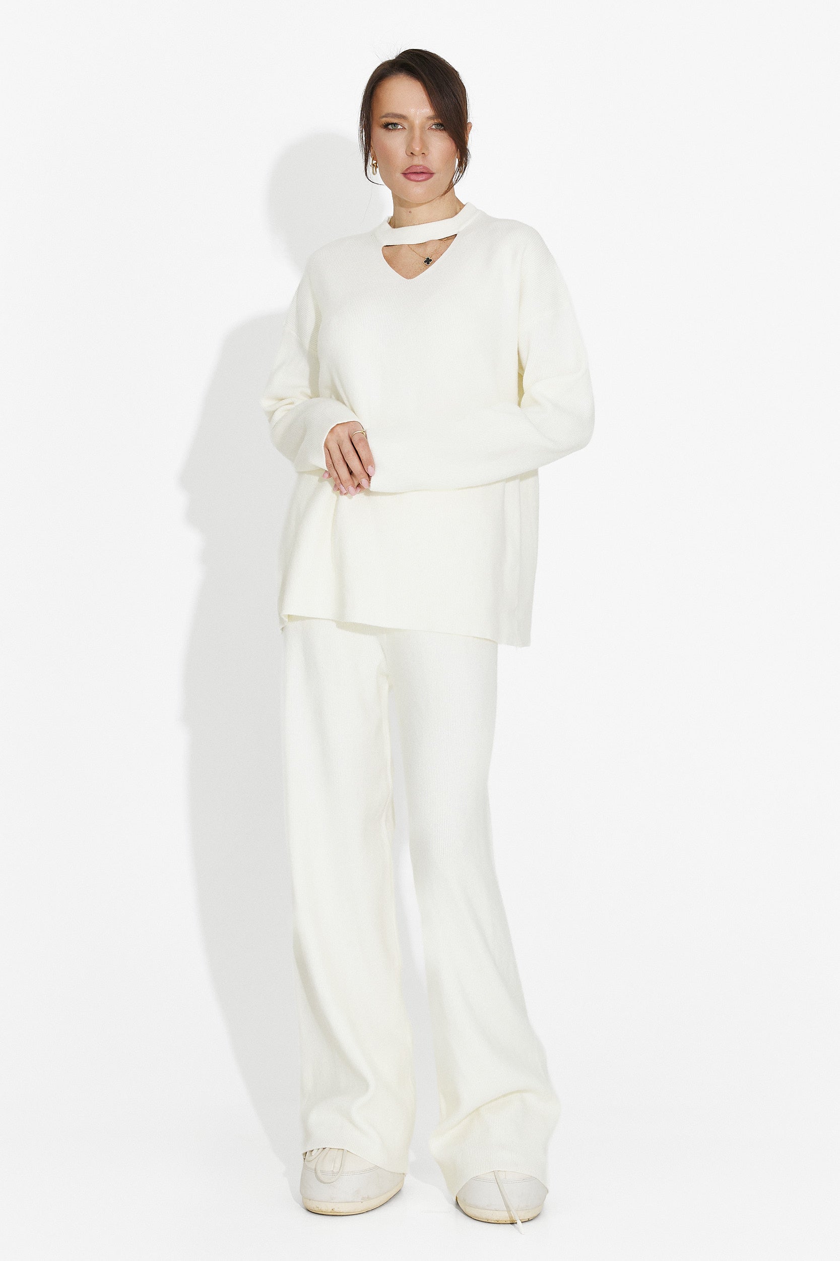 Cream pants set Kania Bogas